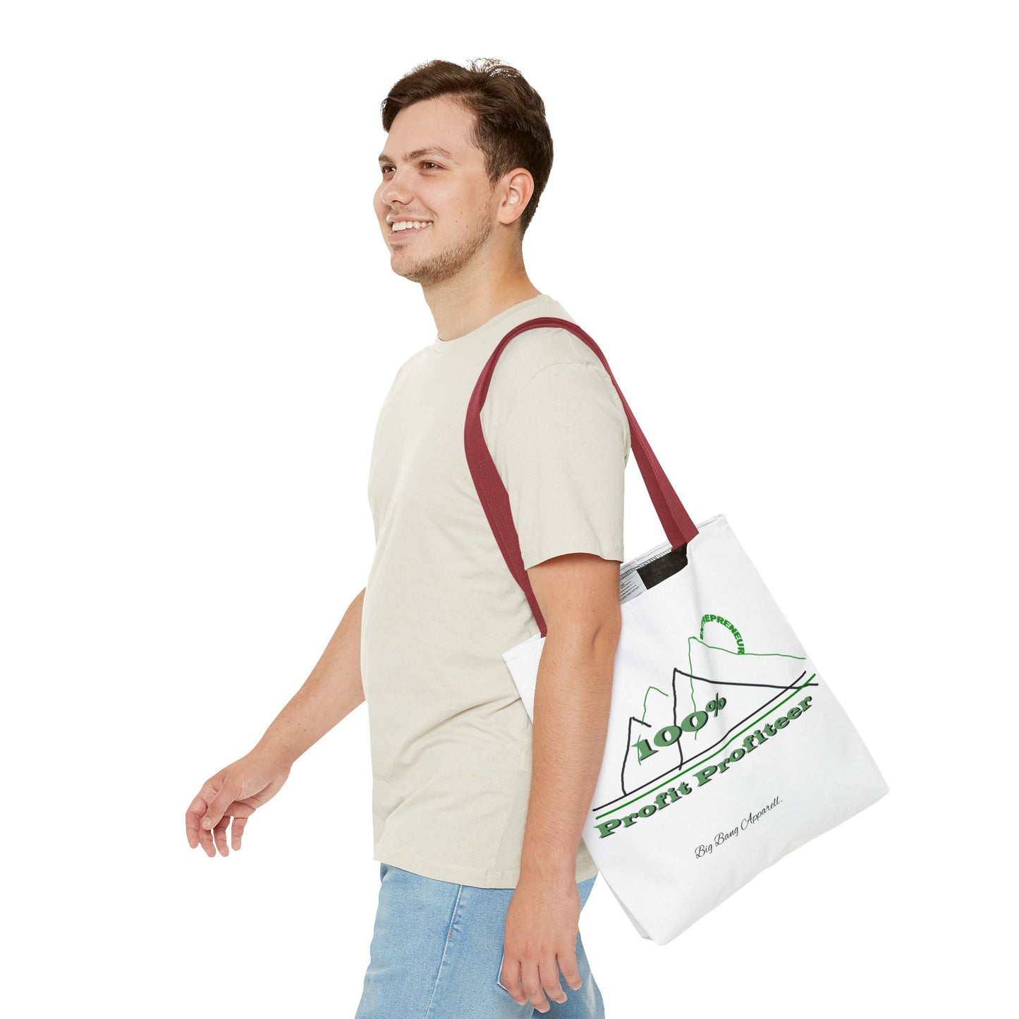 100% Profit Profiteer Tote Bag - Entrepreneurial Spirit for Business Lovers