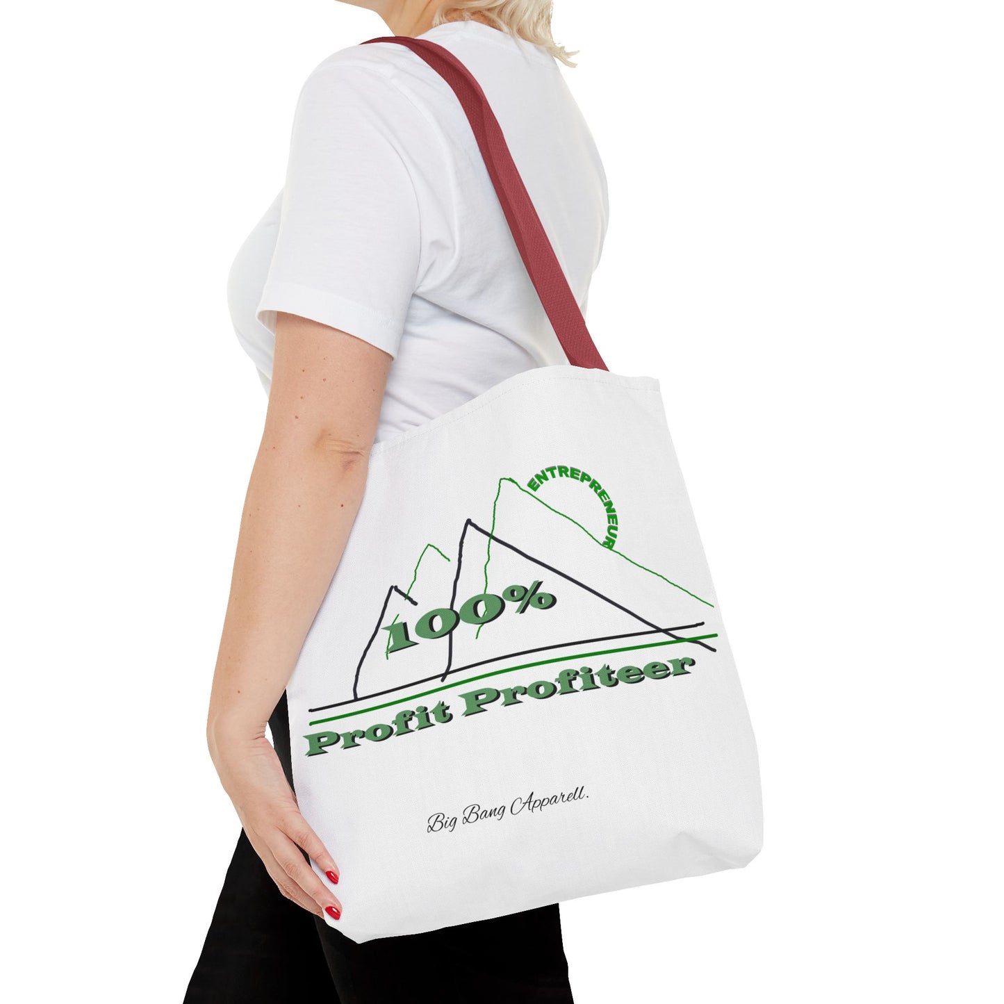 100% Profit Profiteer Tote Bag - Entrepreneurial Spirit for Business Lovers