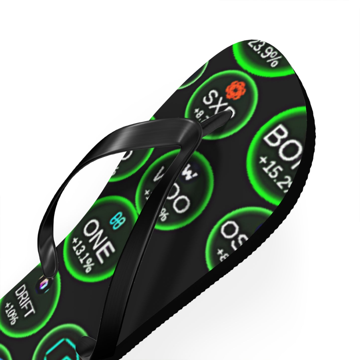 Big Bang Apparell crypto Flip Flops