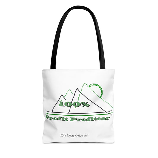 100% Profit Profiteer Tote Bag - Entrepreneurial Spirit for Business Lovers