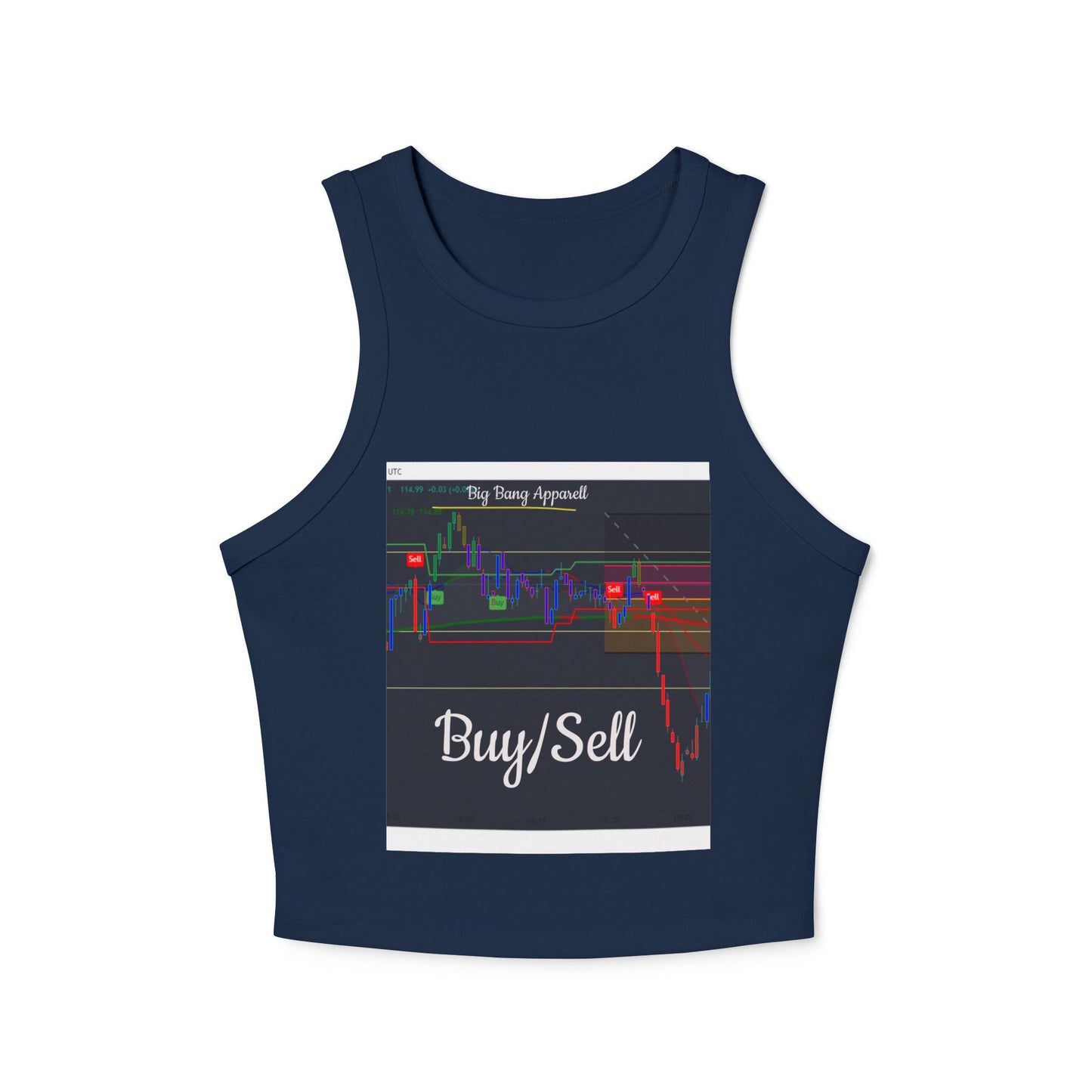 Big Bang Apparell Buy sell, Women's Micro Rib Racer Tank Top