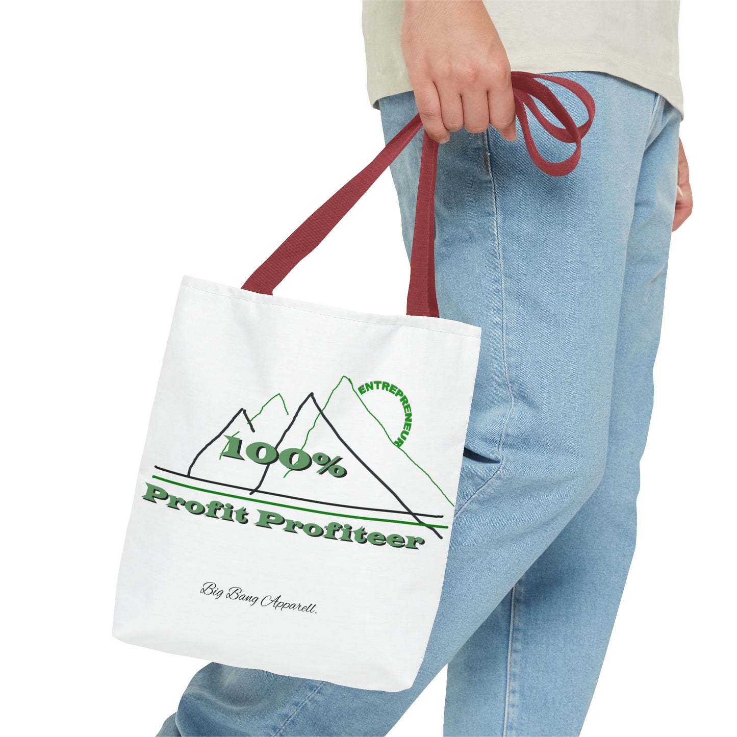 100% Profit Profiteer Tote Bag - Entrepreneurial Spirit for Business Lovers