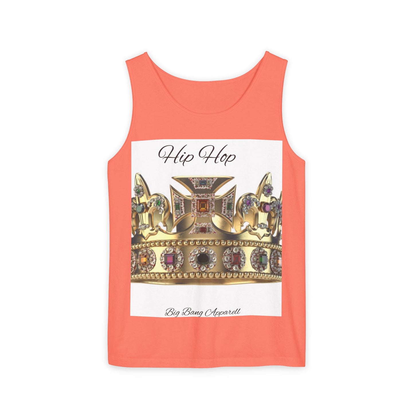 Big Bang Apparell hiphop crown Unisex Garment-Dyed Tank Top