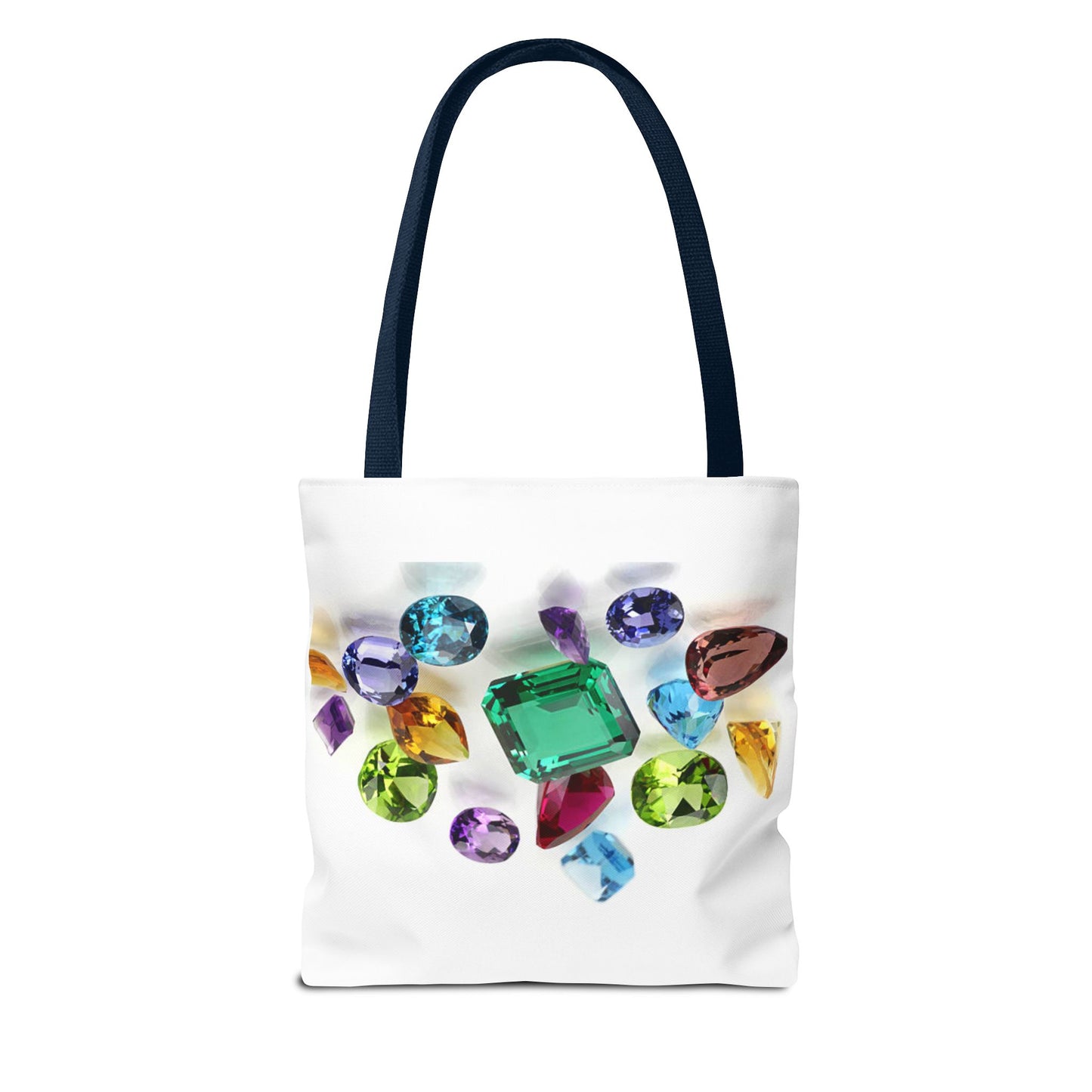 Colorful Gemstone Tote Bag | Stylish & Versatile Everyday Accessory