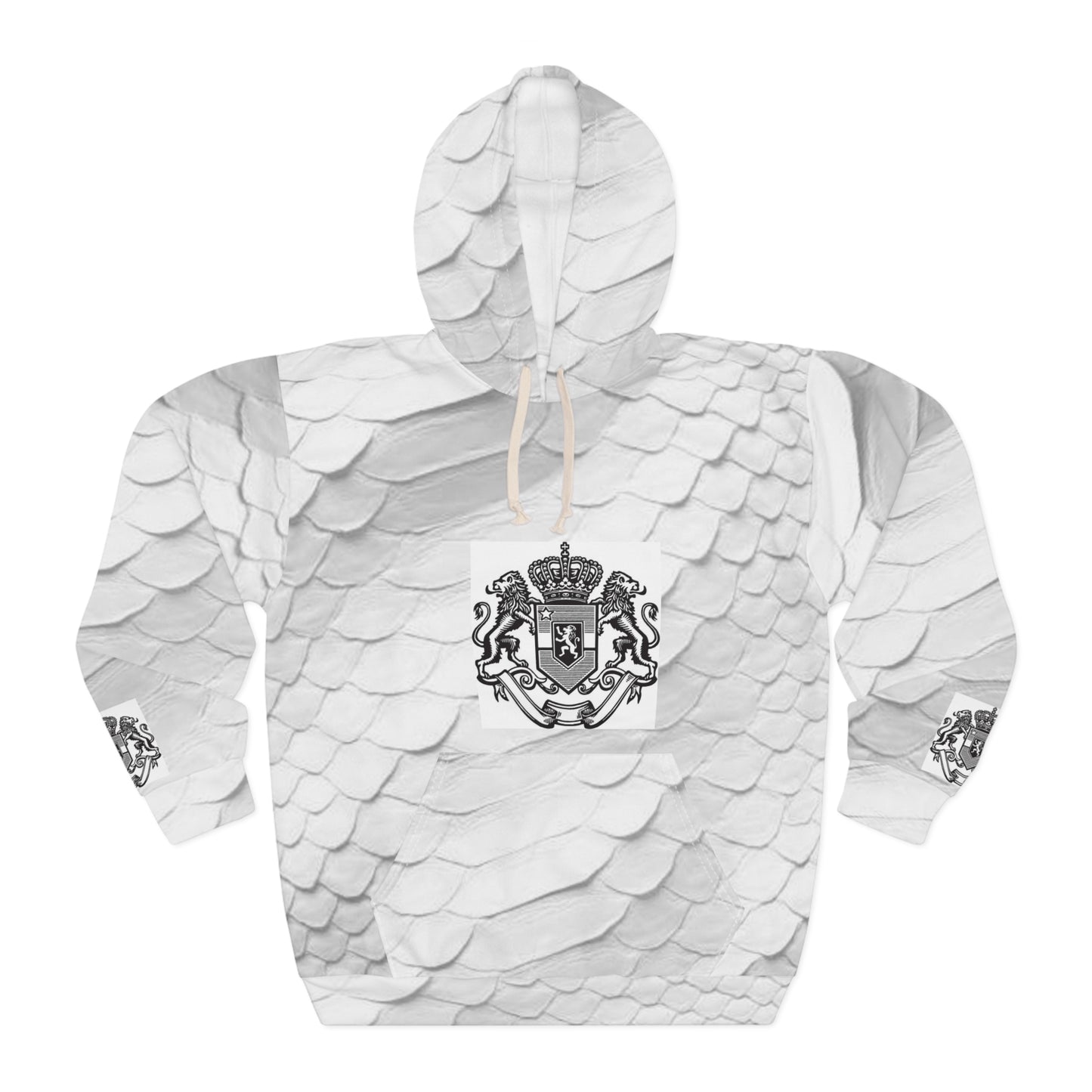 Big Bang Apparell Snake skin print  Unisex Pullover Hoodie (AOP)