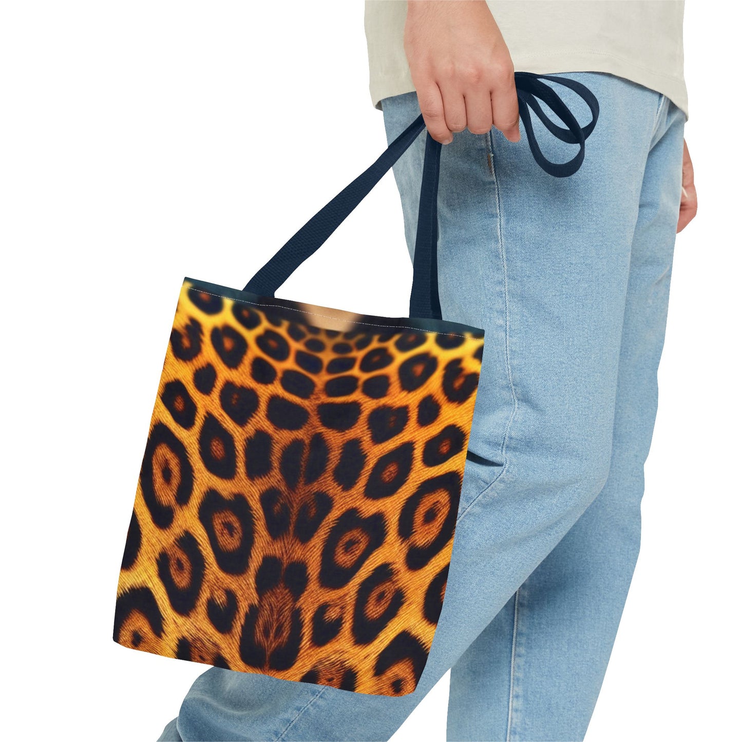 Stylish Leopard Print Tote Bag - Trendy Eco-Friendly Shopper