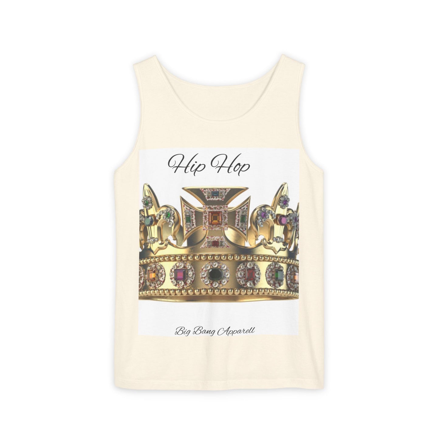 Big Bang Apparell hiphop crown Unisex Garment-Dyed Tank Top