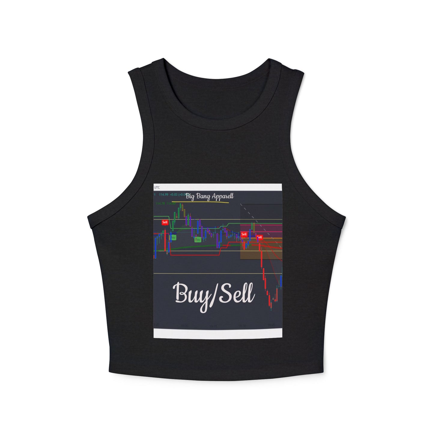 Big Bang Apparell Buy sell, Women's Micro Rib Racer Tank Top