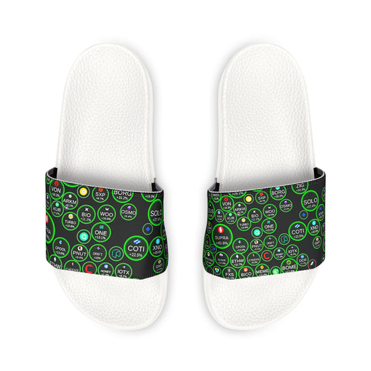 Big Bang Apparell crypto Men's Fun Graphic Removable-Strap Sandals - Perfect for Summer Adventures