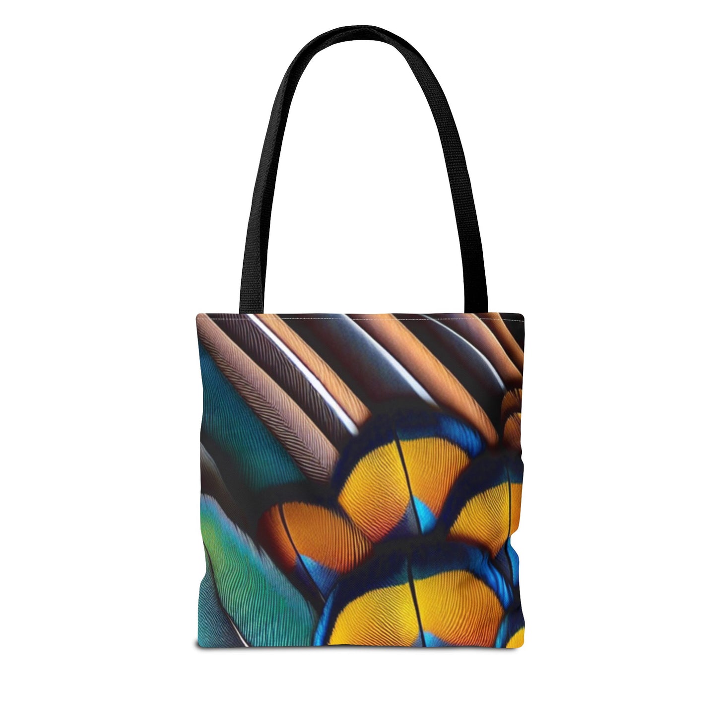 Vibrant Feather Tote Bag - Stylish and Eco-Friendly