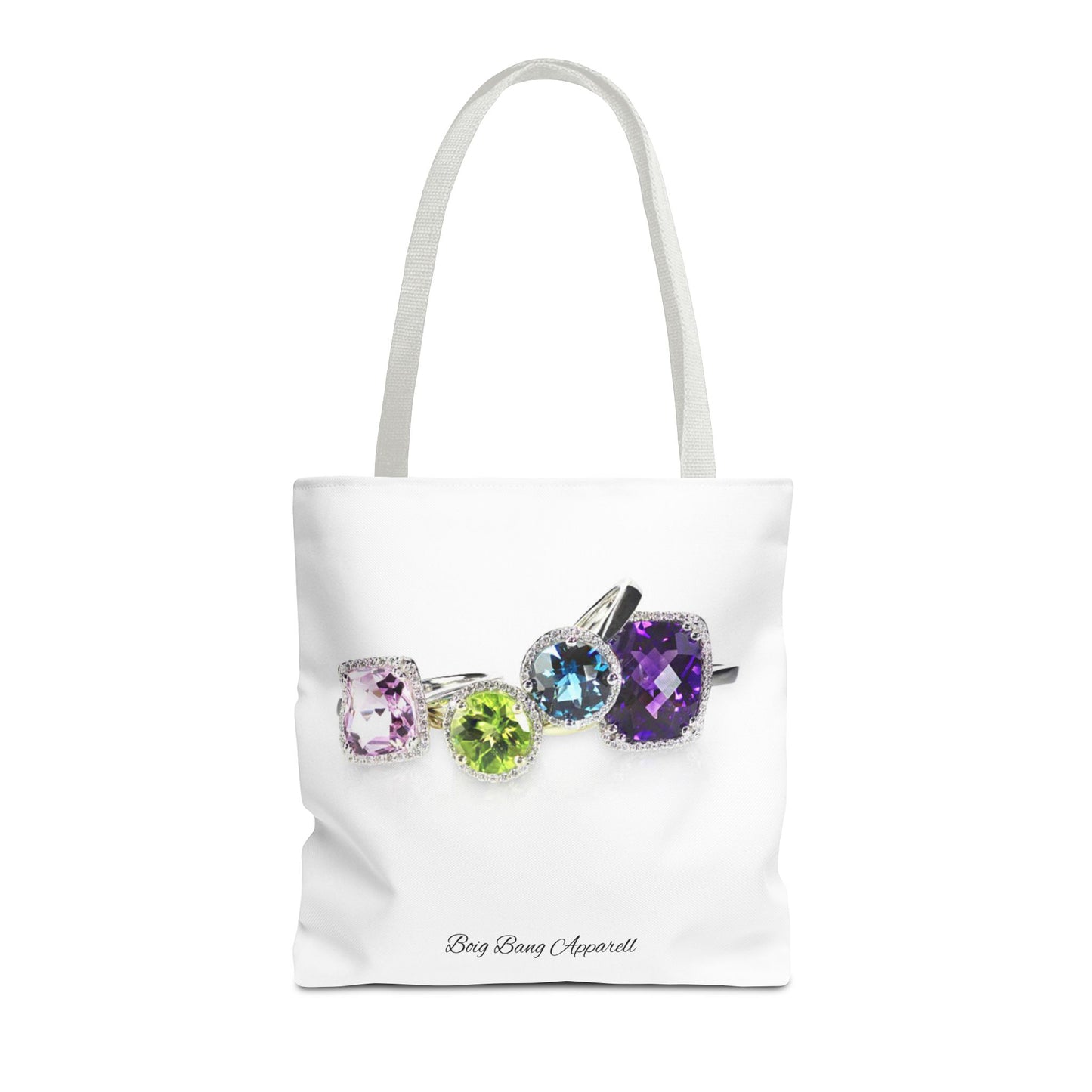 Sparkling Gemstone Tote Bag - Stylish and Chic Accessory for Jewelry Lovers