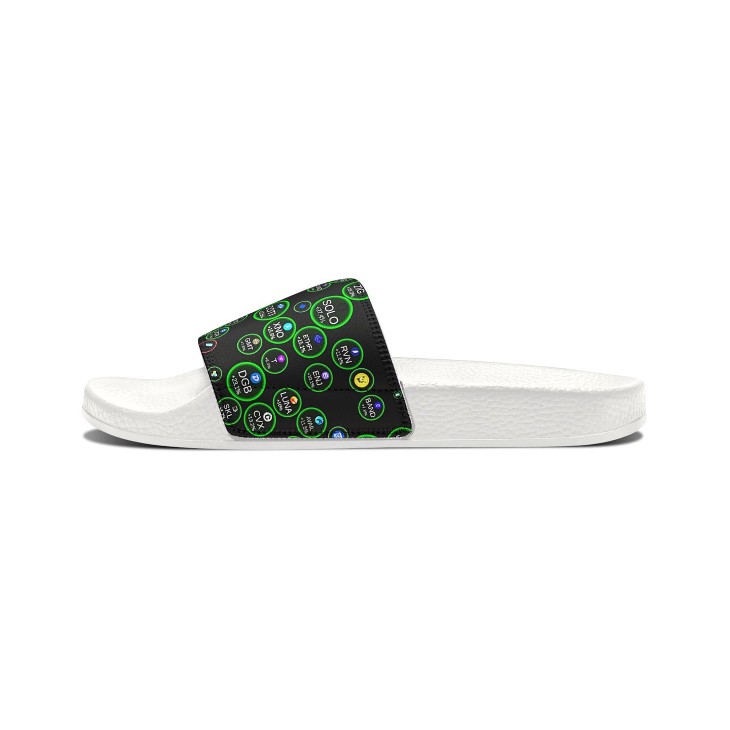 Big Bang Apparell crypto Men's Fun Graphic Removable-Strap Sandals - Perfect for Summer Adventures