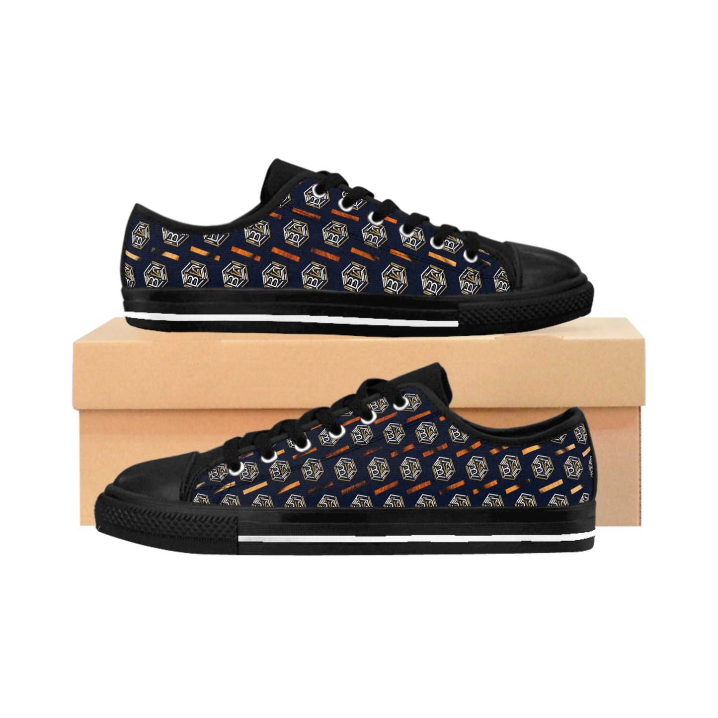 Big Bang Apparell logo Patterned Men's Sneakers - Stylish Comfort for Everyday Adventures