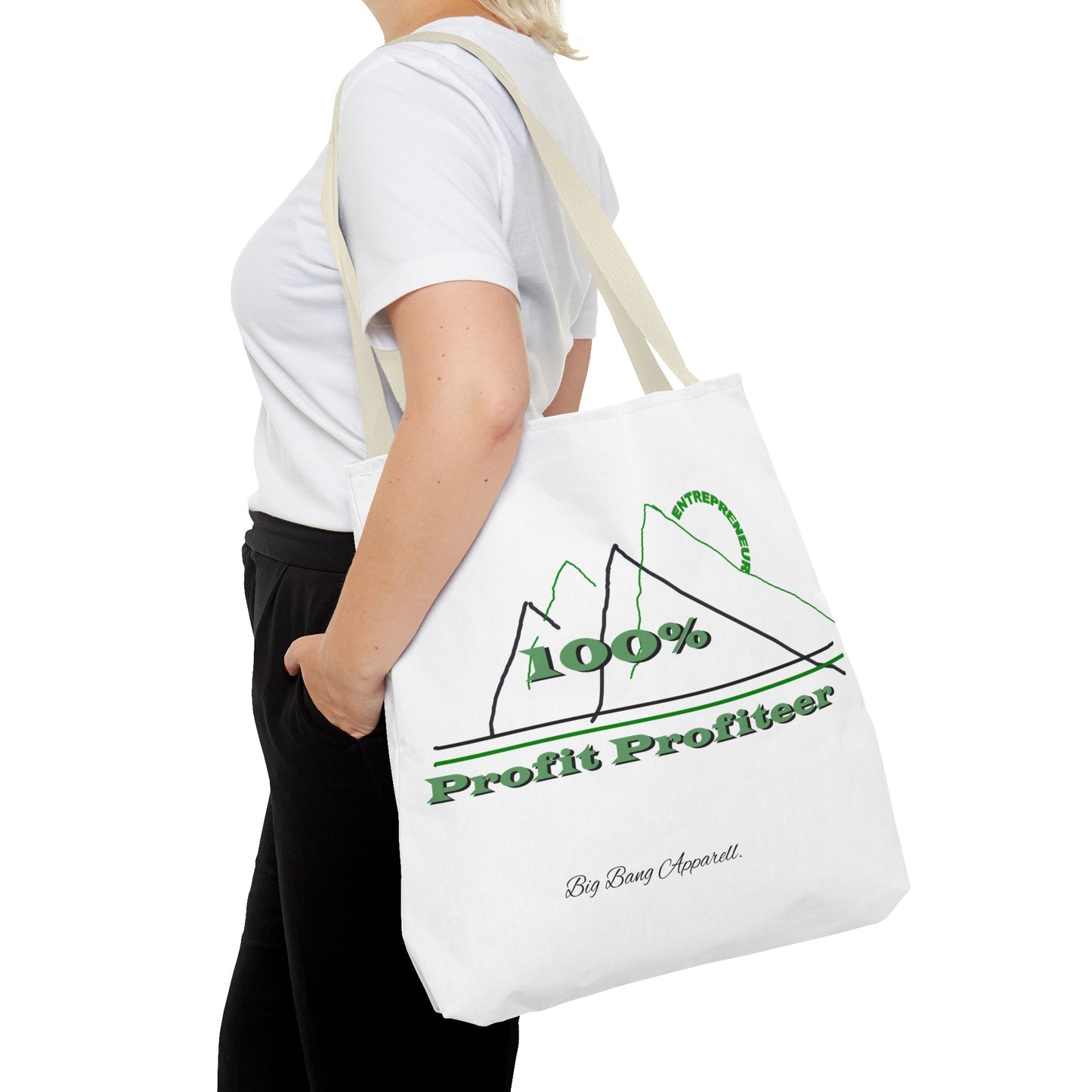 100% Profit Profiteer Tote Bag - Entrepreneurial Spirit for Business Lovers