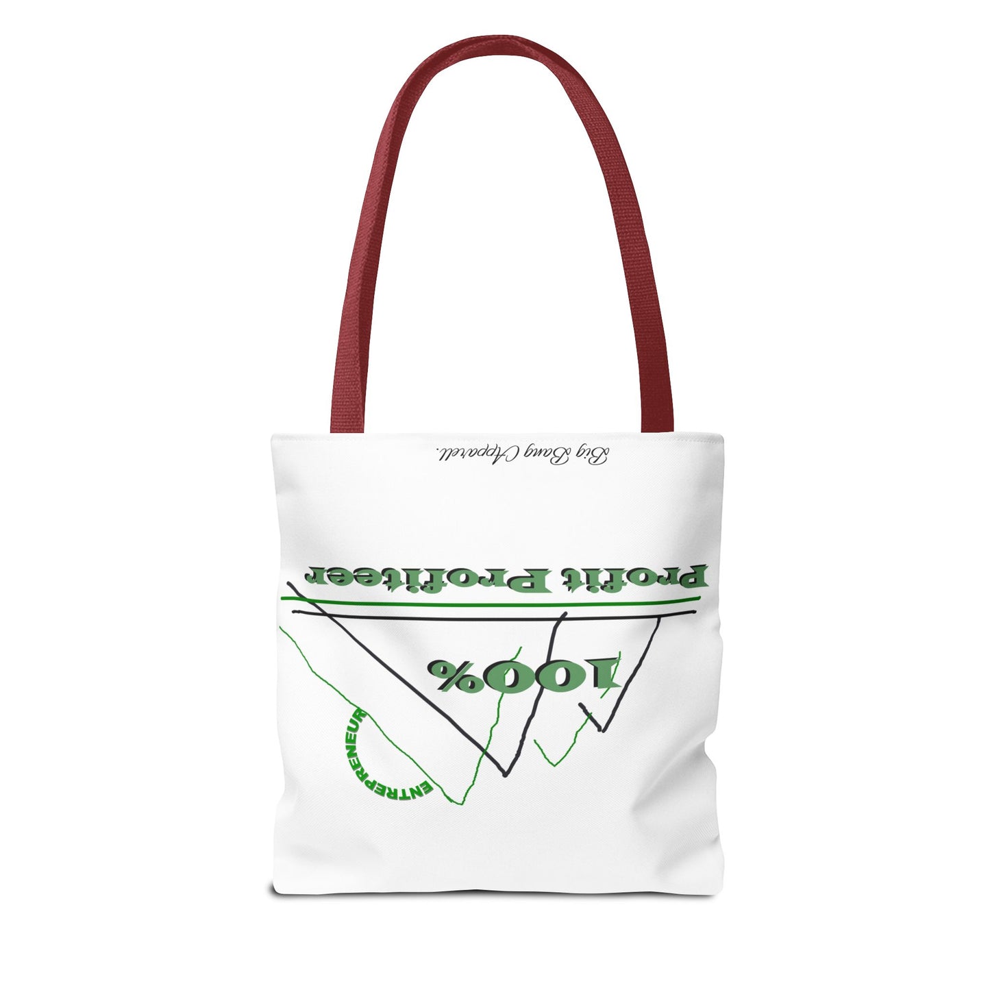 100% Profit Profiteer Tote Bag - Entrepreneurial Spirit for Business Lovers