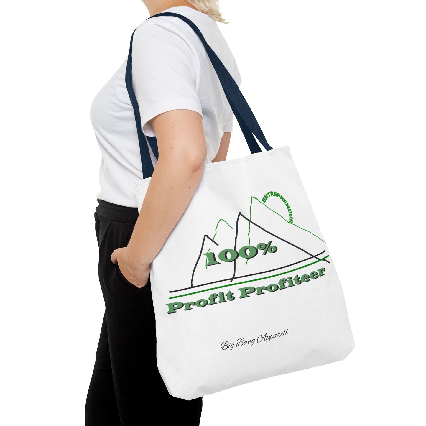 100% Profit Profiteer Tote Bag - Entrepreneurial Spirit for Business Lovers