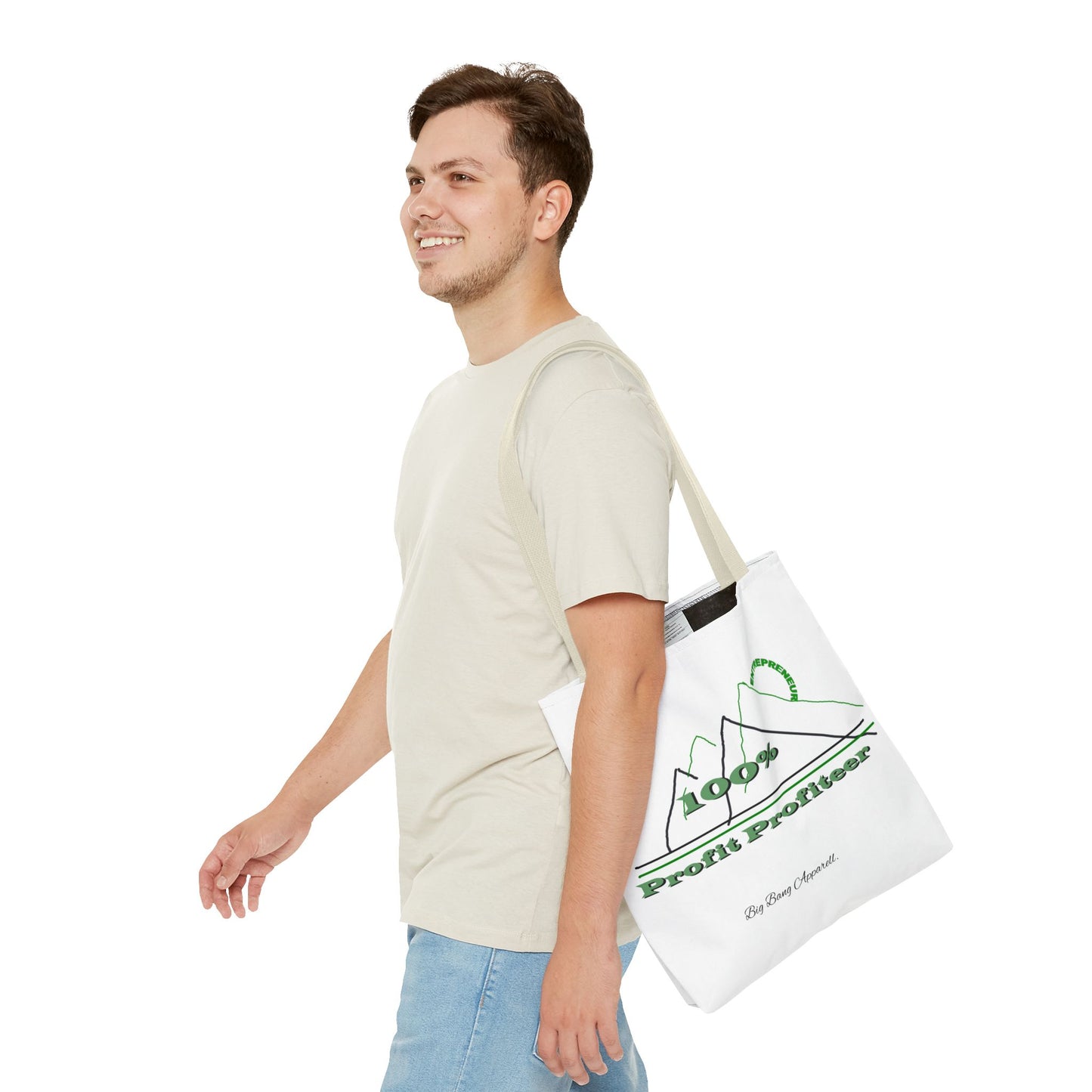 100% Profit Profiteer Tote Bag - Entrepreneurial Spirit for Business Lovers