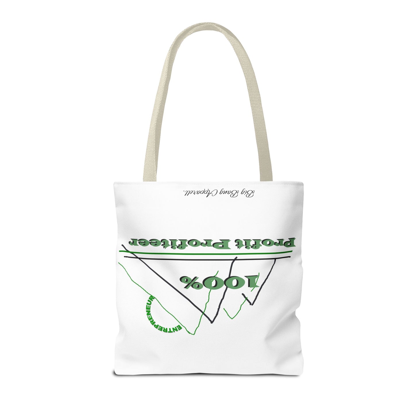 100% Profit Profiteer Tote Bag - Entrepreneurial Spirit for Business Lovers