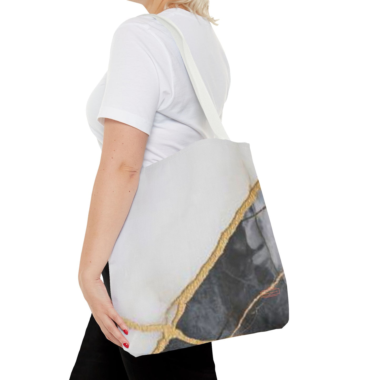 Elegant Marble Design Tote Bag for Stylish Everyday Use