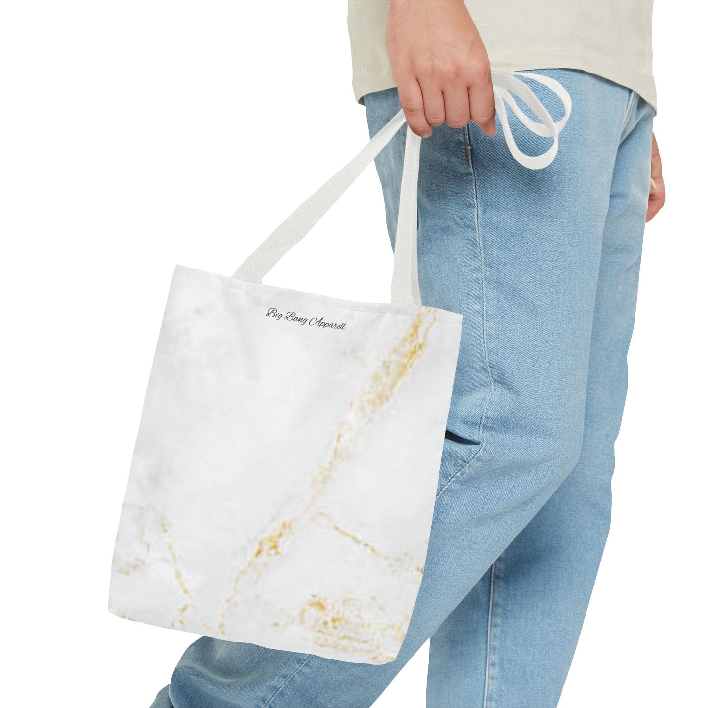 Elegant Marble Print Tote Bag - Big Bang Apparel