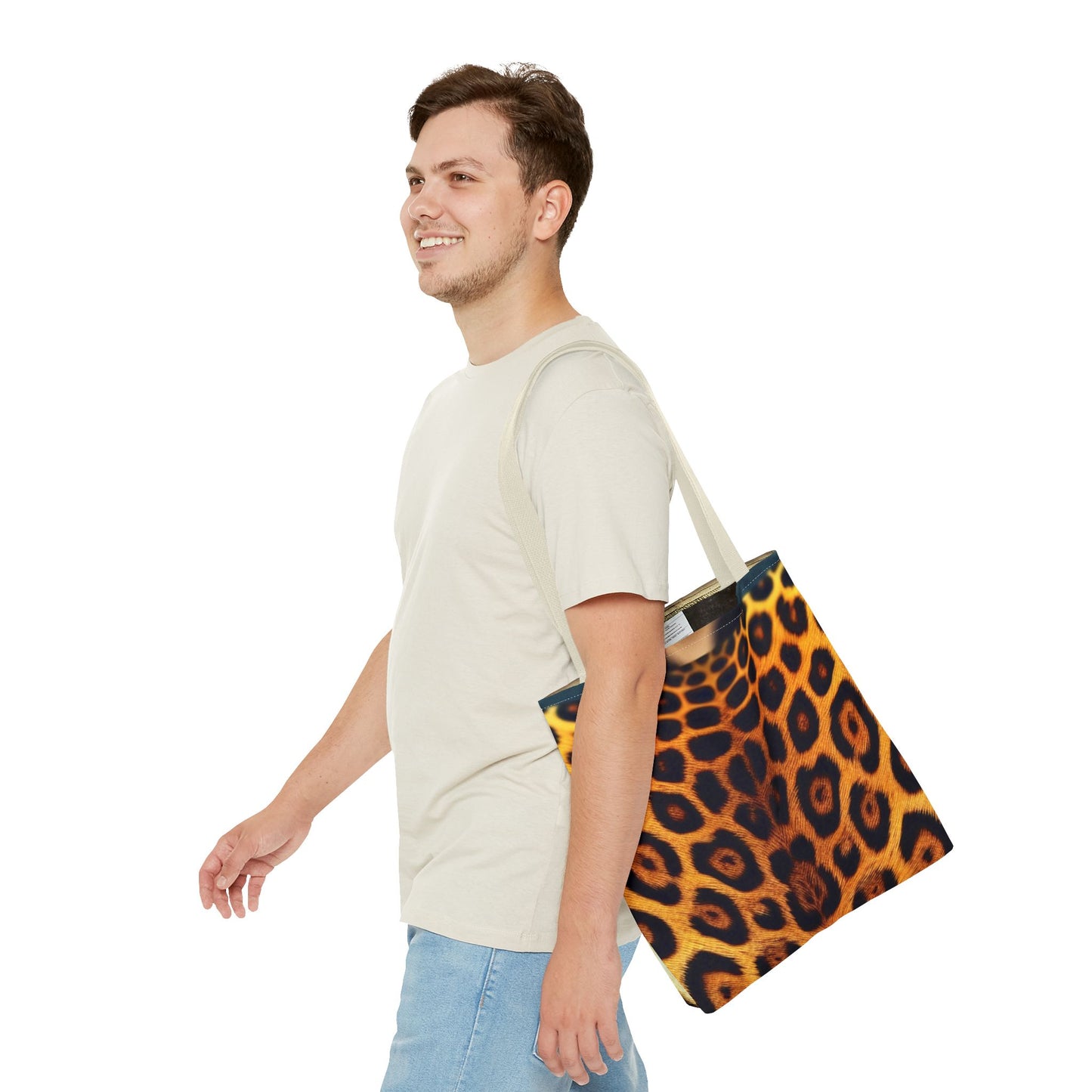 Stylish Leopard Print Tote Bag - Trendy Eco-Friendly Shopper