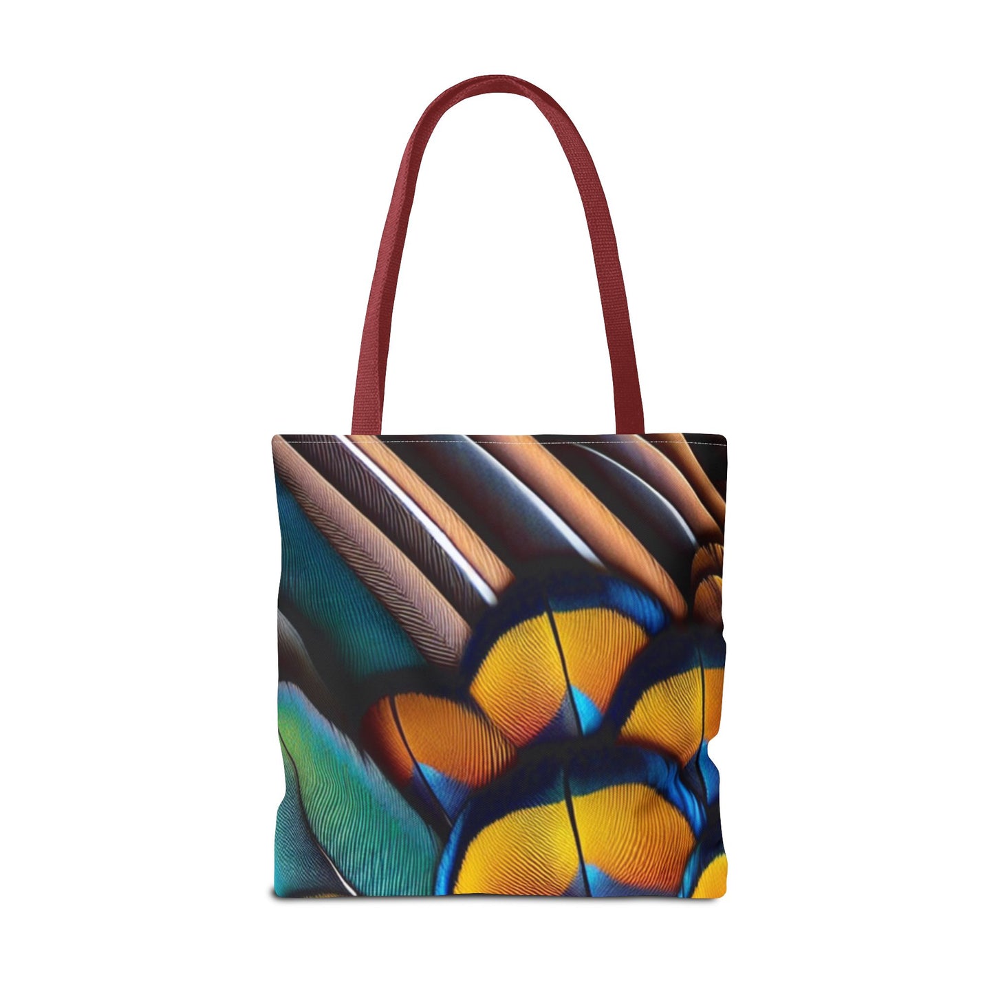 Vibrant Feather Tote Bag - Stylish and Eco-Friendly