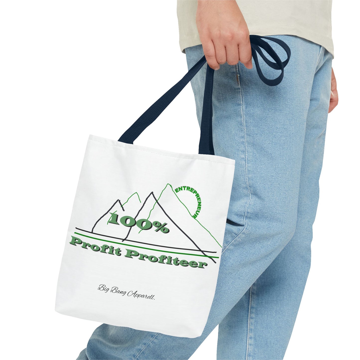 100% Profit Profiteer Tote Bag - Entrepreneurial Spirit for Business Lovers