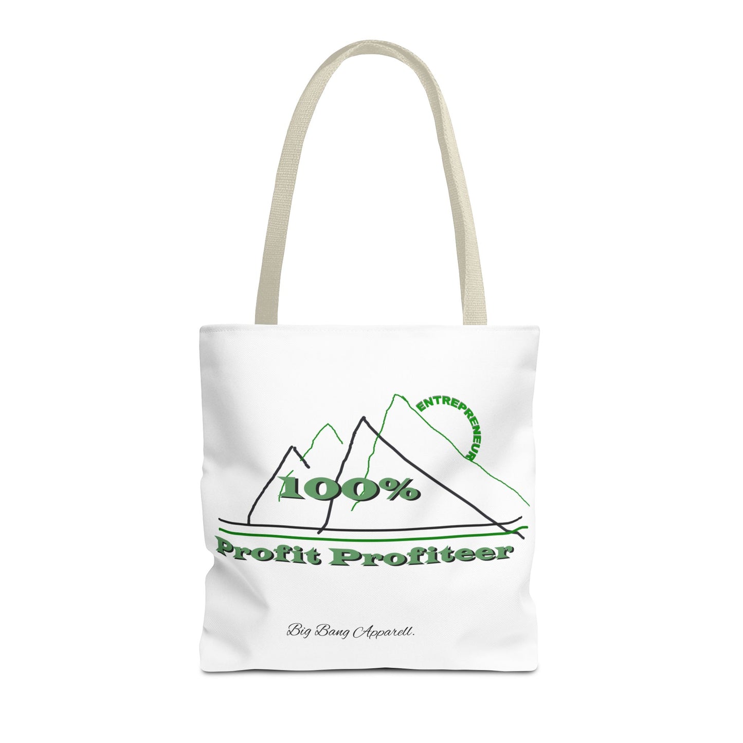 100% Profit Profiteer Tote Bag - Entrepreneurial Spirit for Business Lovers