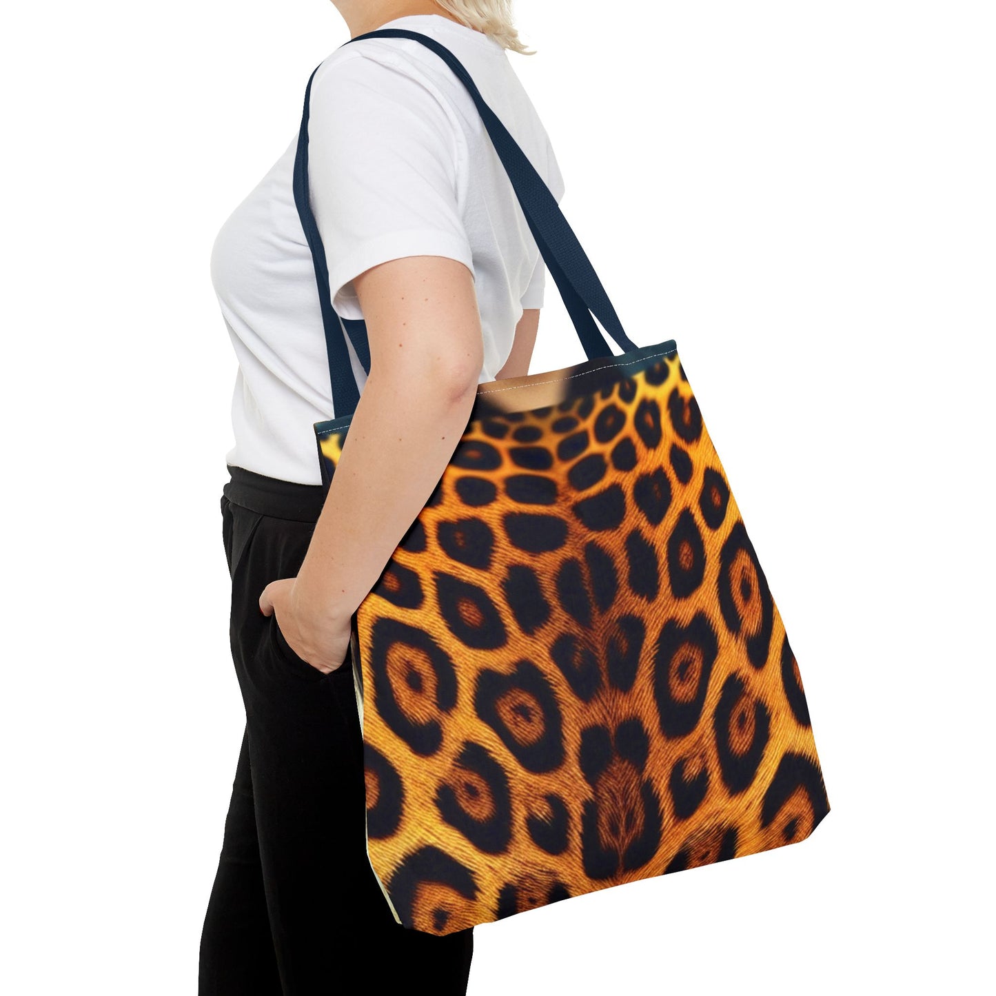 Stylish Leopard Print Tote Bag - Trendy Eco-Friendly Shopper