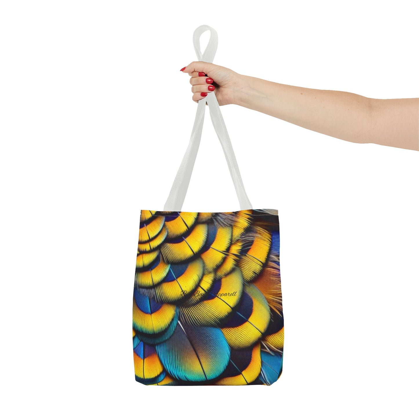 Vibrant Feather Tote Bag - Stylish and Eco-Friendly