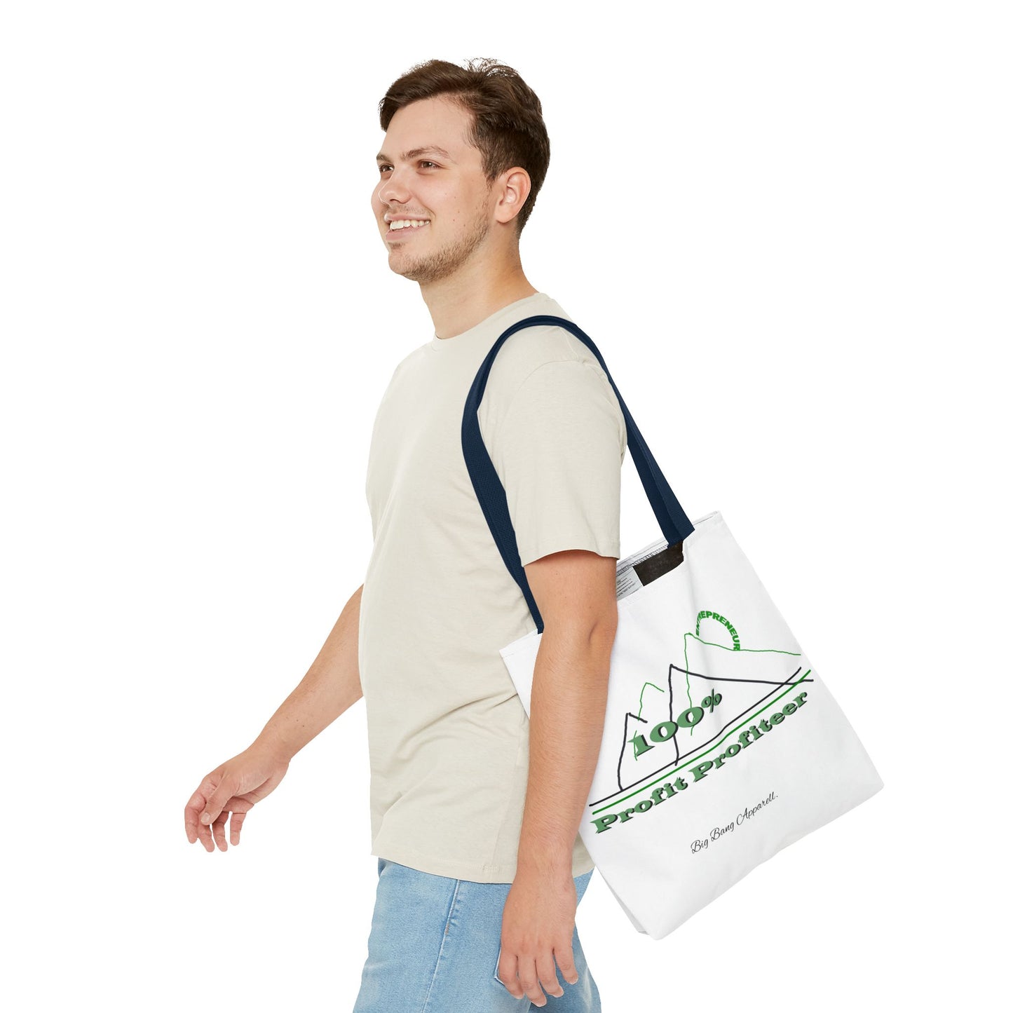 100% Profit Profiteer Tote Bag - Entrepreneurial Spirit for Business Lovers