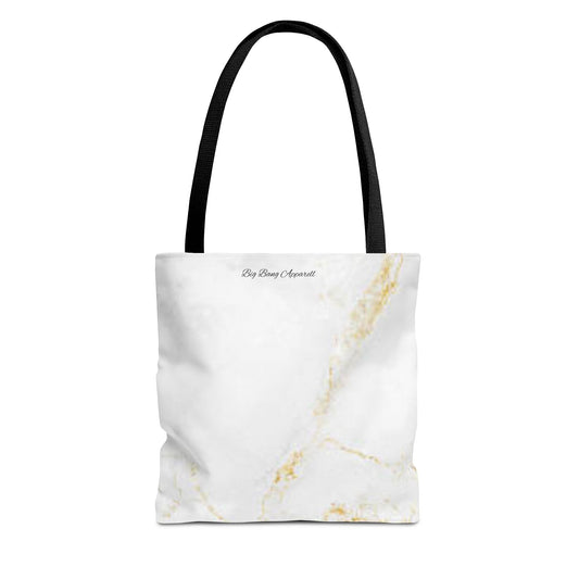 Elegant Marble Print Tote Bag - Big Bang Apparel