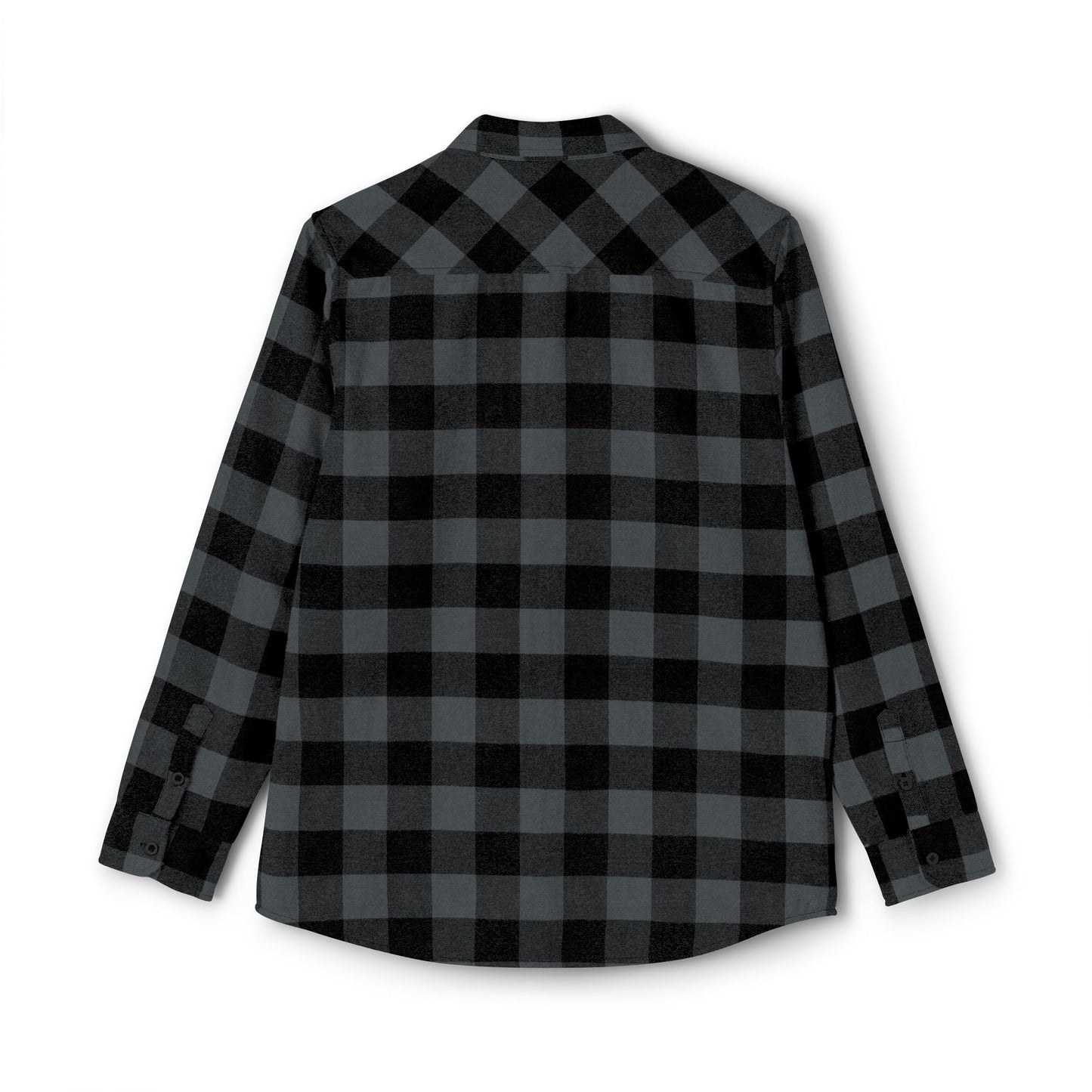 Crypto logo Cozy Unisex Flannel Shirt - Classic Black and Green Checkered Pattern