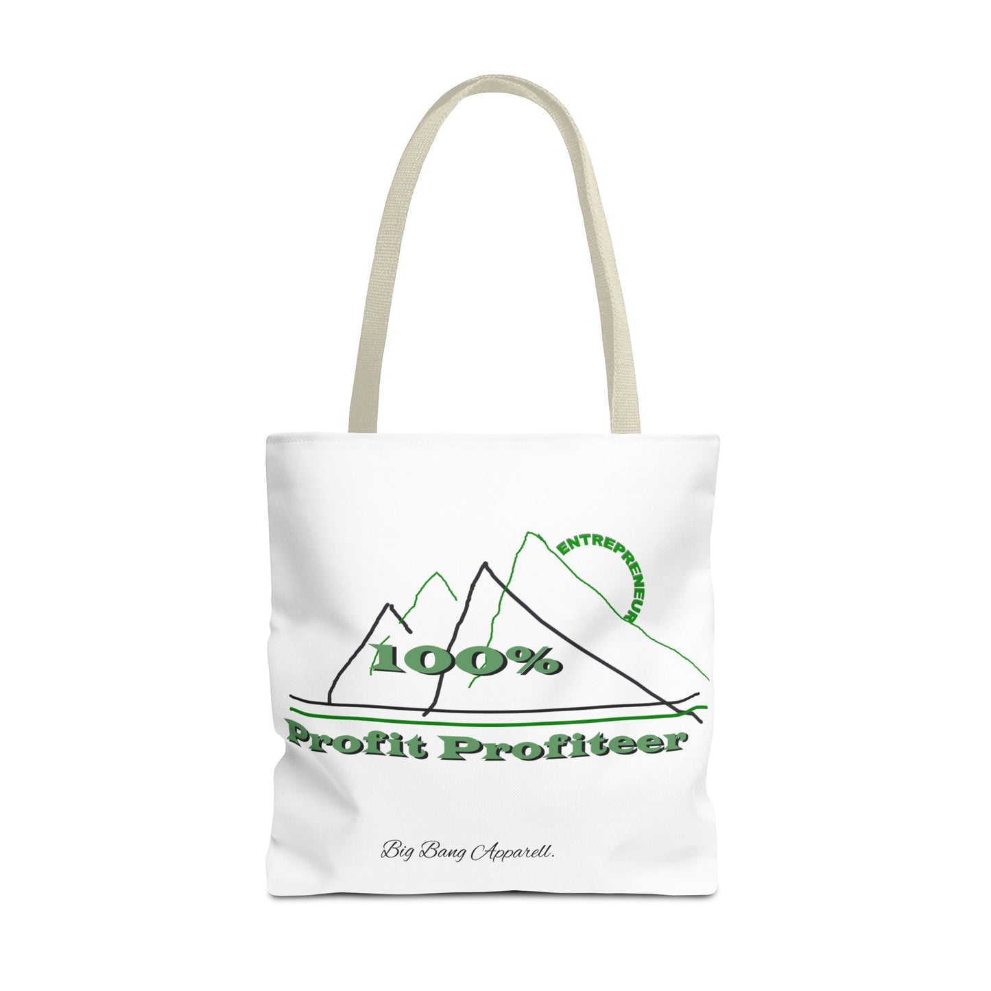 100% Profit Profiteer Tote Bag - Entrepreneurial Spirit for Business Lovers