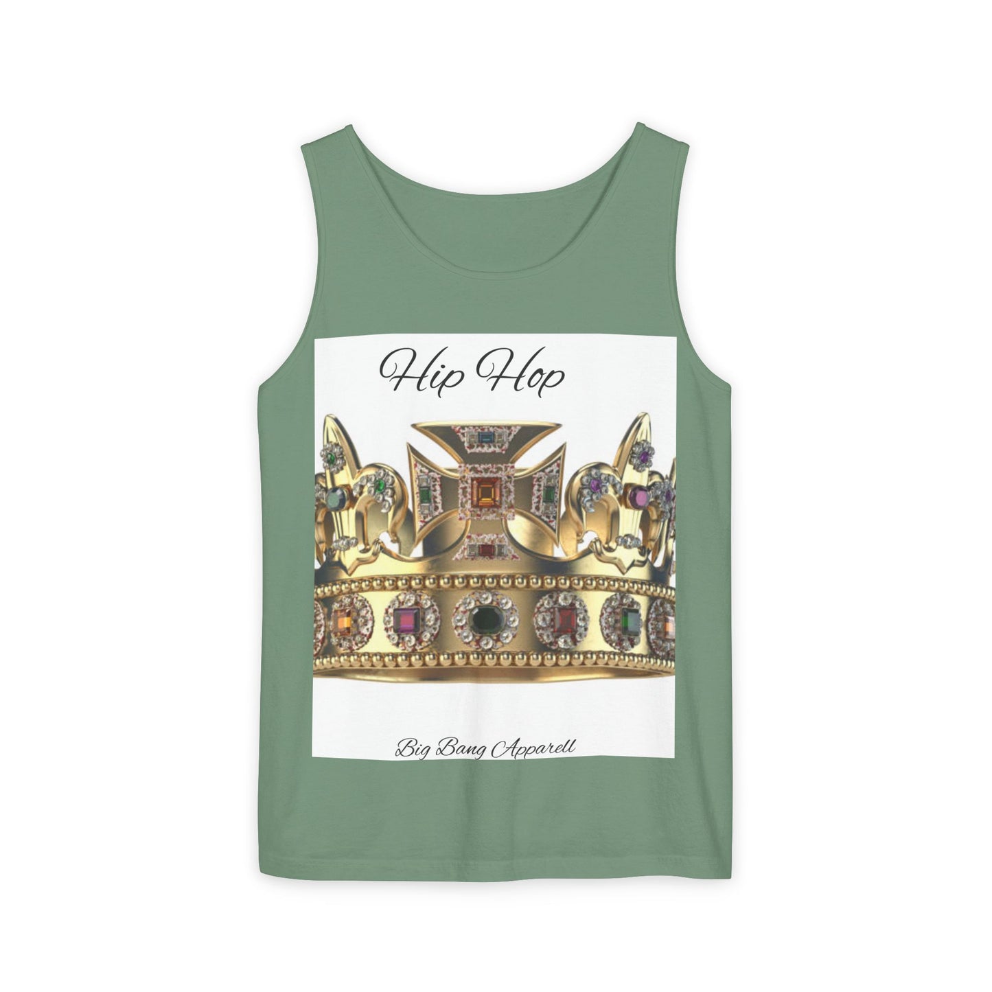 Big Bang Apparell hiphop crown Unisex Garment-Dyed Tank Top