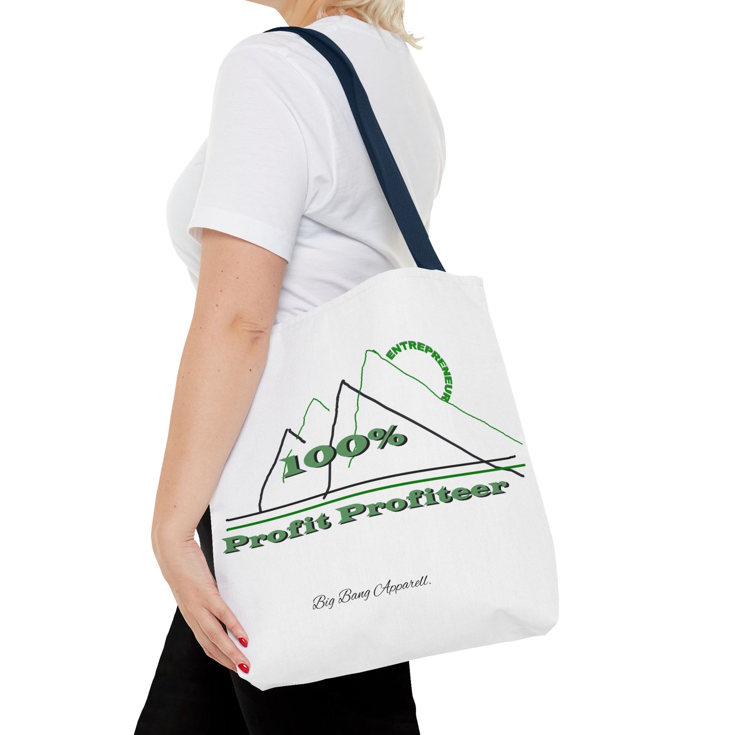 100% Profit Profiteer Tote Bag - Entrepreneurial Spirit for Business Lovers