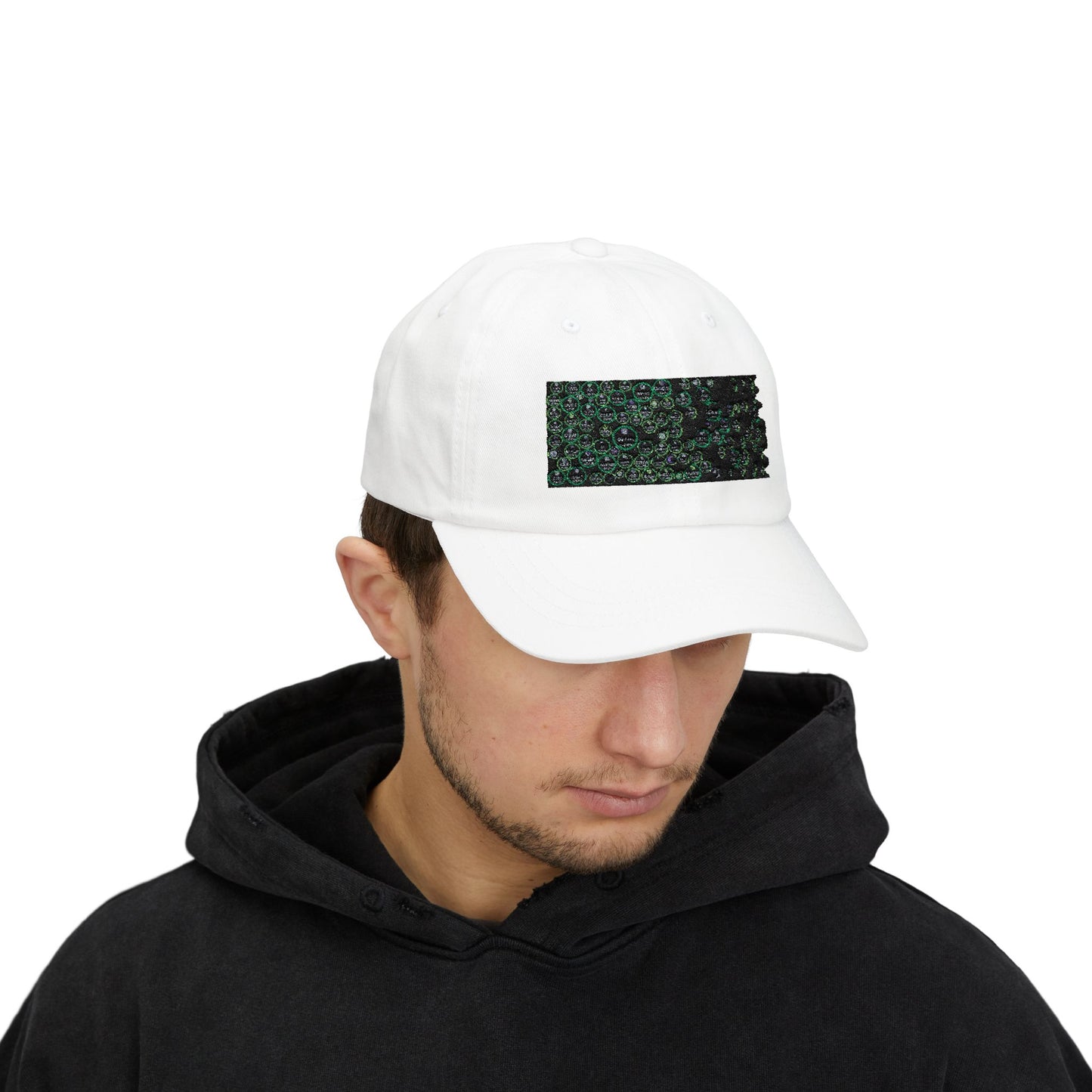 Stylish Classic Dad Cap with Unique crypto  Bubble Design - Perfect Gift for Fathers and Casual Wear