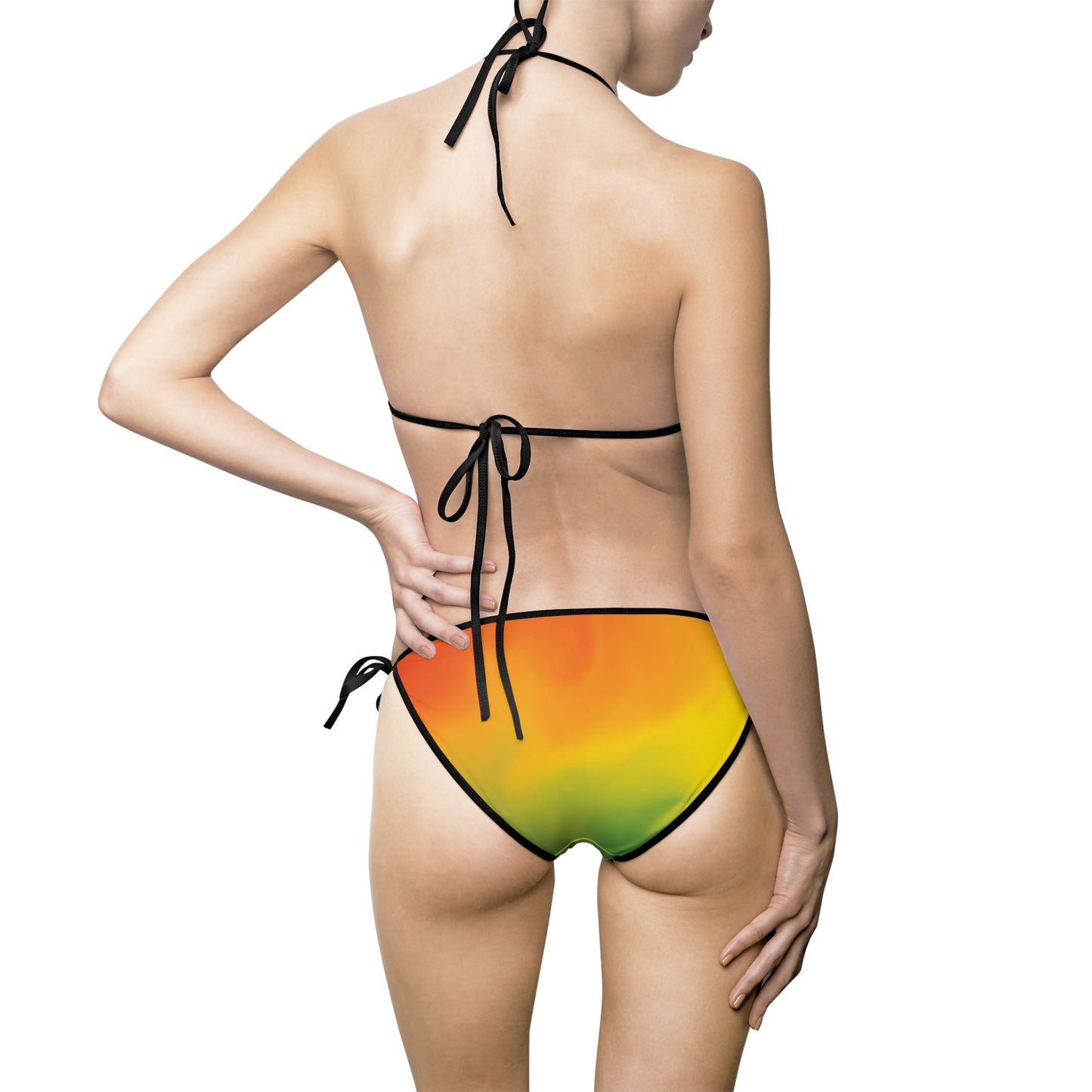 Tropical Vibes Women's Bikini Swimsuit - Colorful Summer Swimwear