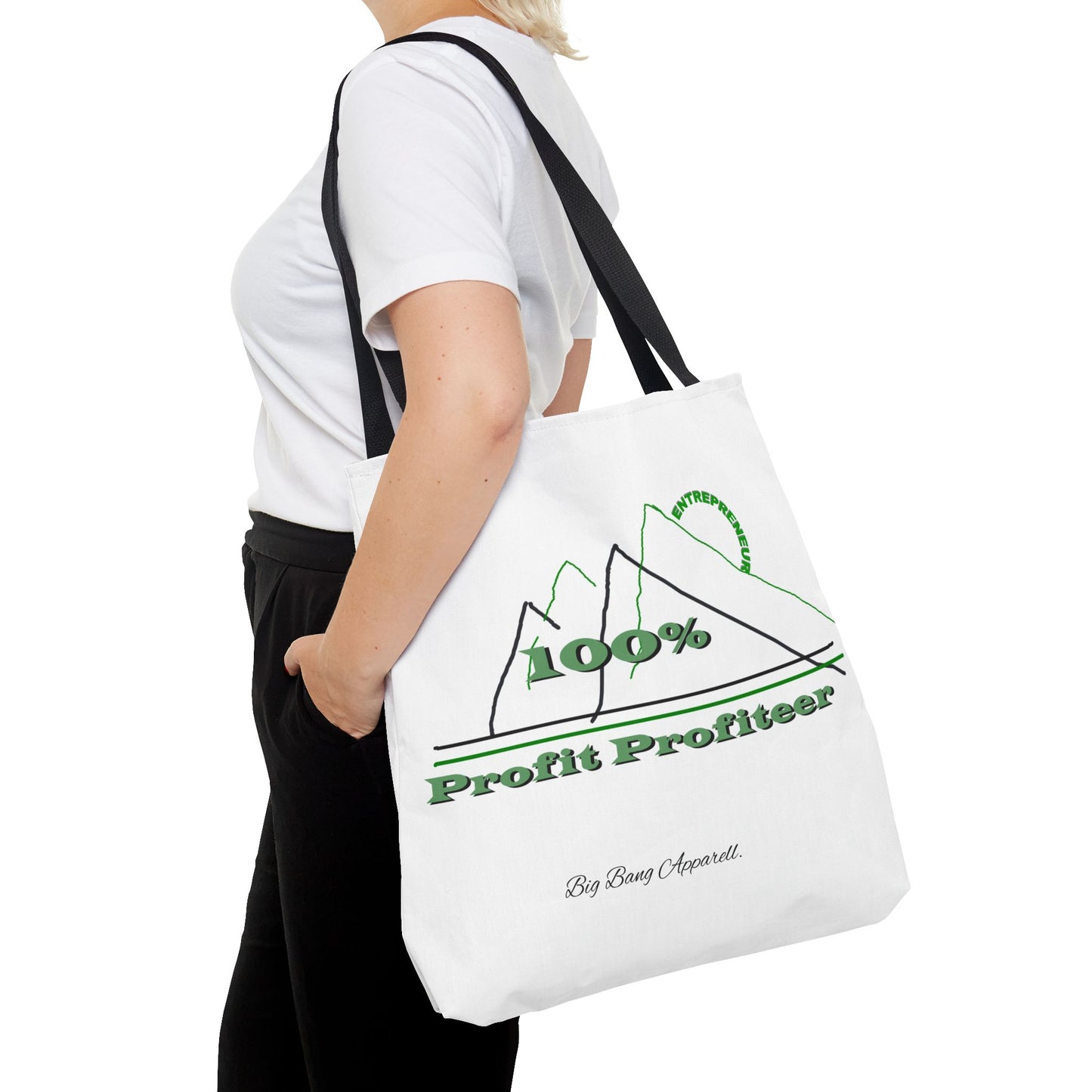 100% Profit Profiteer Tote Bag - Entrepreneurial Spirit for Business Lovers