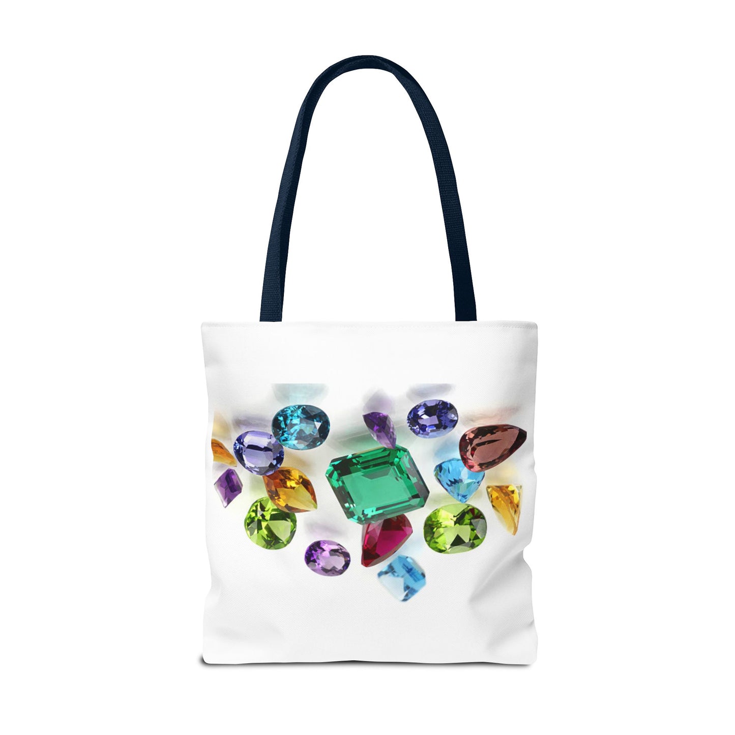 Colorful Gemstone Tote Bag | Stylish & Versatile Everyday Accessory