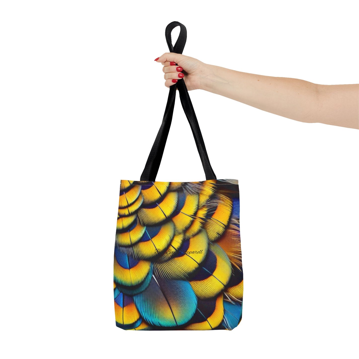 Vibrant Feather Tote Bag - Stylish and Eco-Friendly