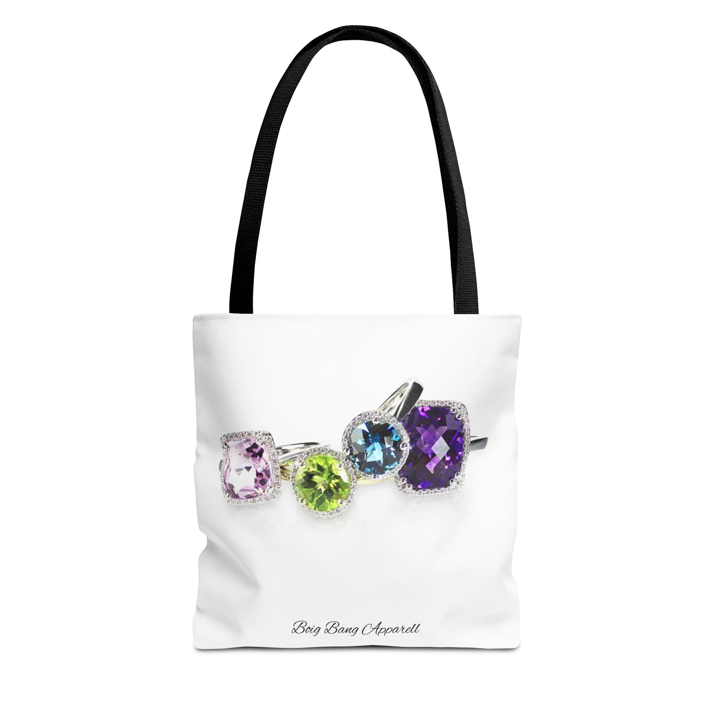 Sparkling Gemstone Tote Bag - Stylish and Chic Accessory for Jewelry Lovers