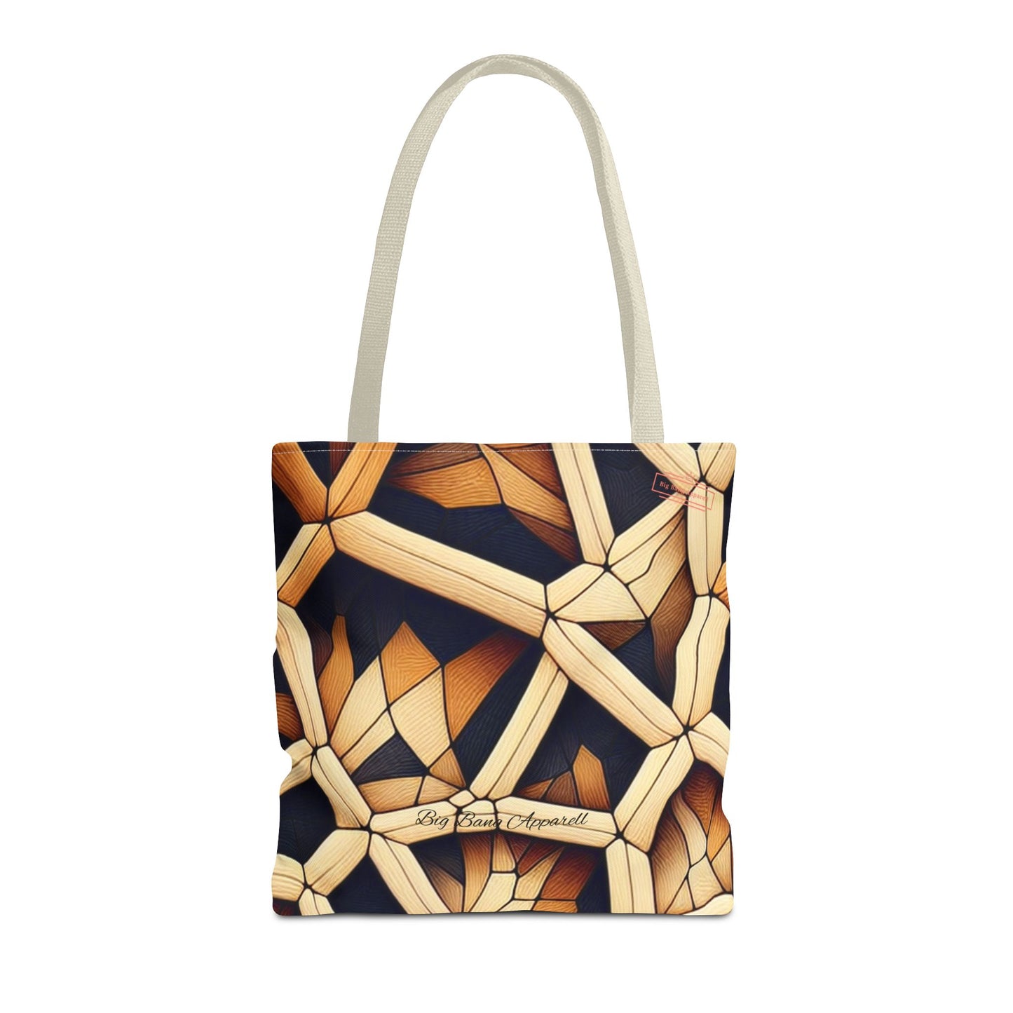 Geometric Pattern Tote Bag - Stylish & Versatile for Everyday Use