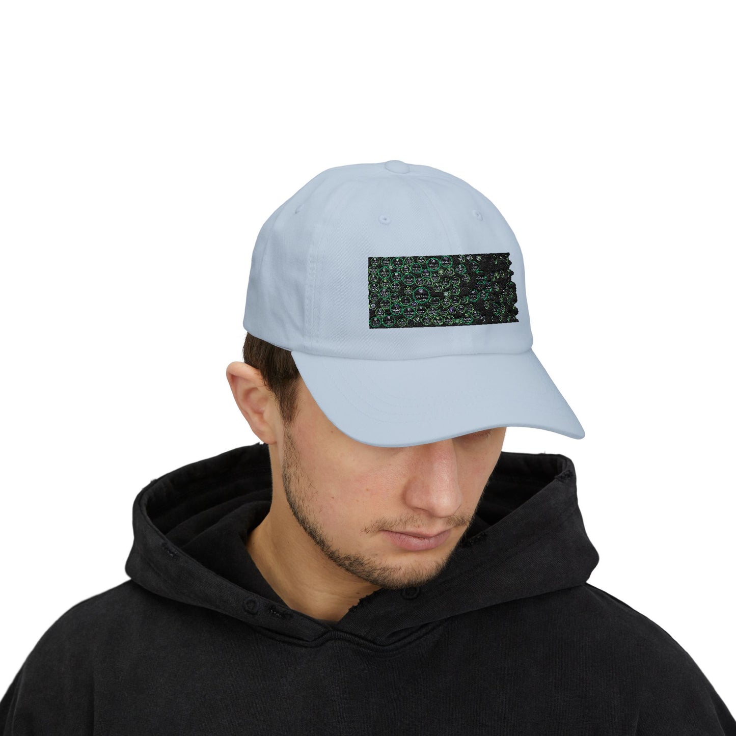 Stylish Classic Dad Cap with Unique crypto  Bubble Design - Perfect Gift for Fathers and Casual Wear