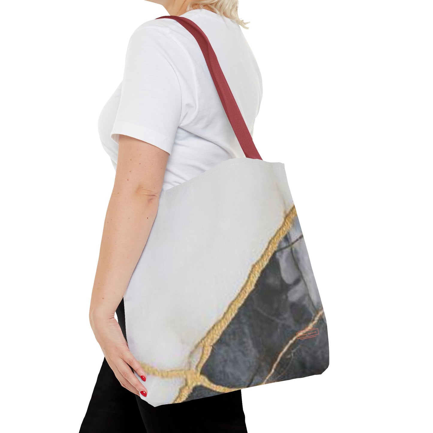 Elegant Marble Design Tote Bag for Stylish Everyday Use