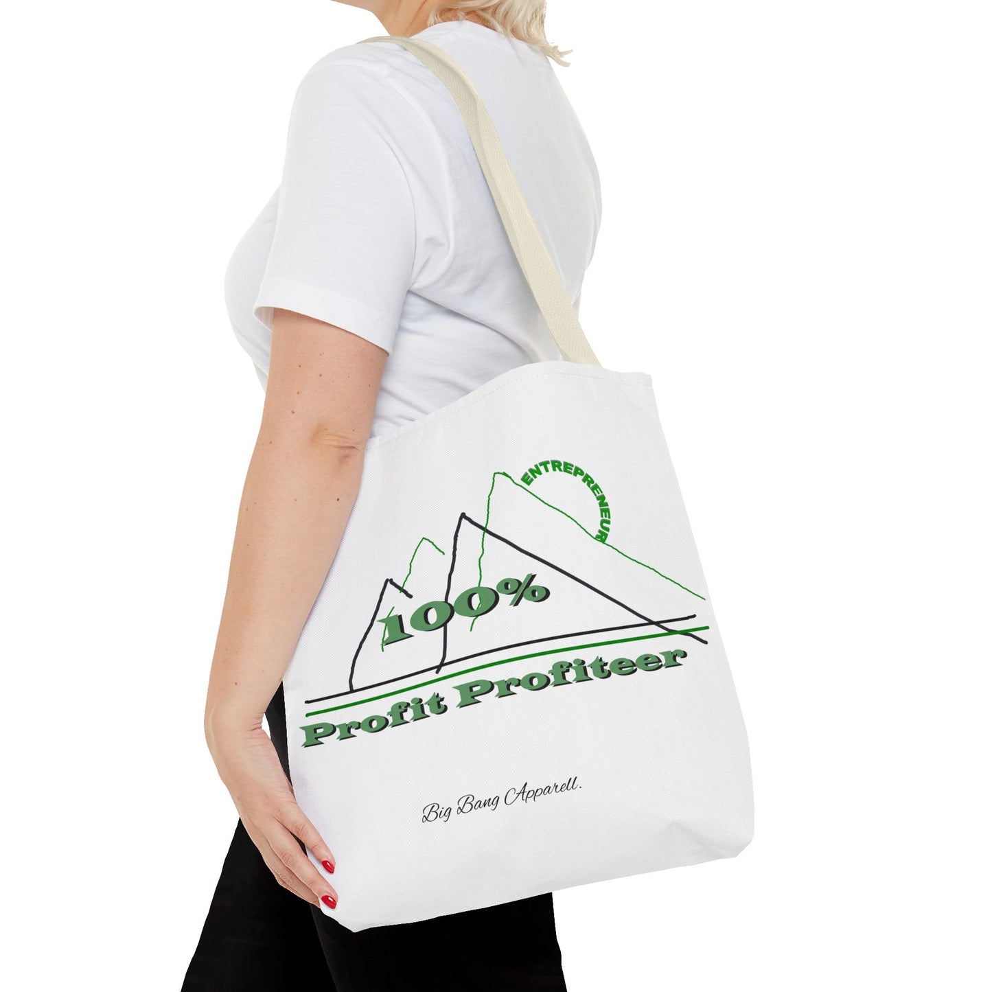 100% Profit Profiteer Tote Bag - Entrepreneurial Spirit for Business Lovers