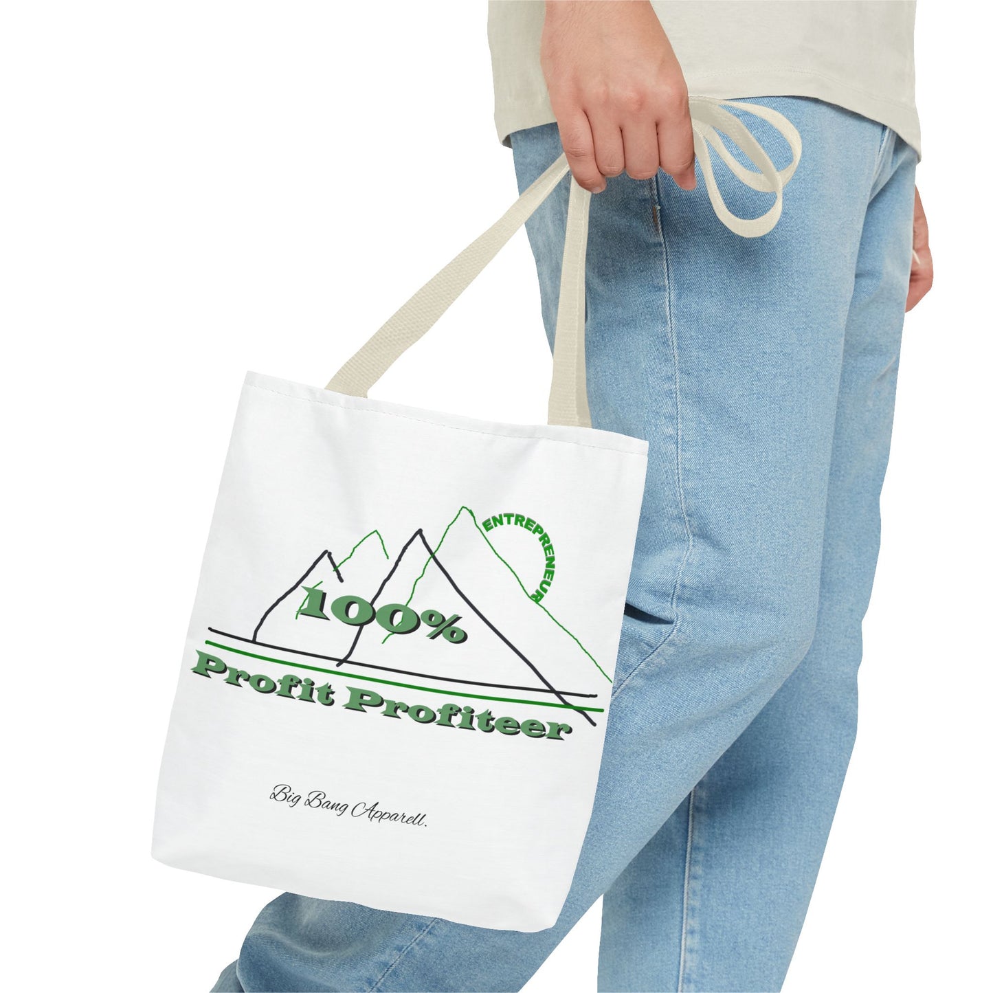 100% Profit Profiteer Tote Bag - Entrepreneurial Spirit for Business Lovers