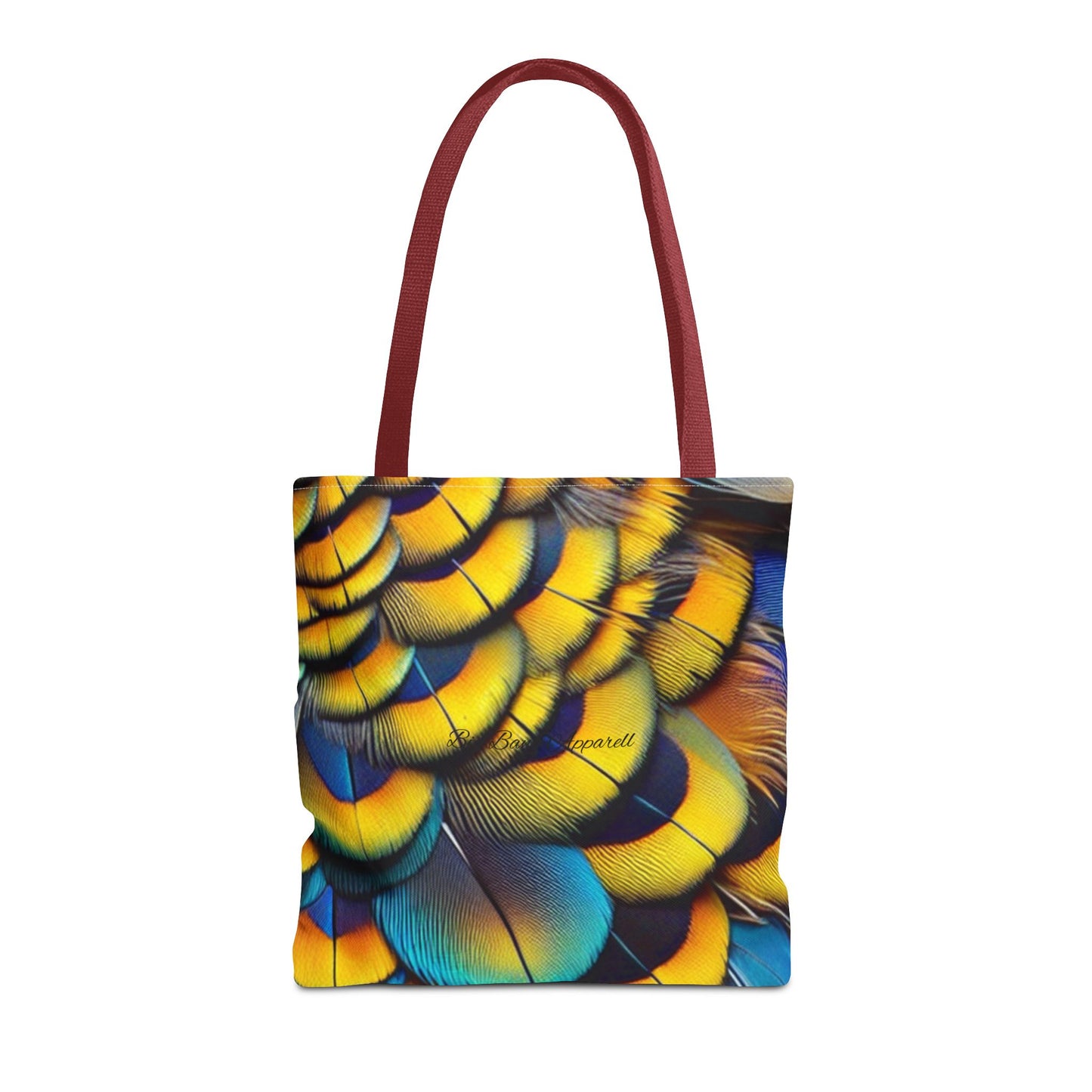 Vibrant Feather Tote Bag - Stylish and Eco-Friendly