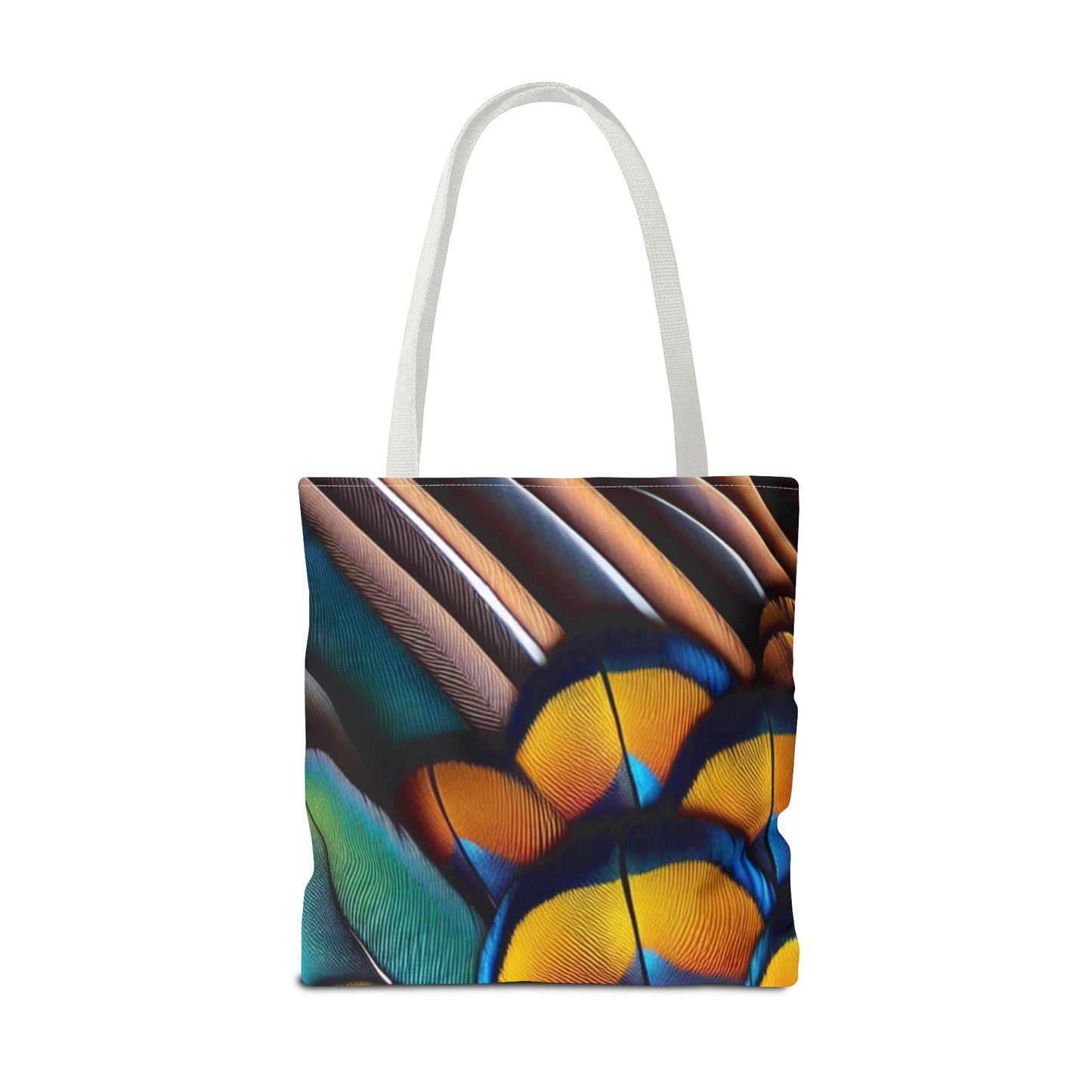 Vibrant Feather Tote Bag - Stylish and Eco-Friendly