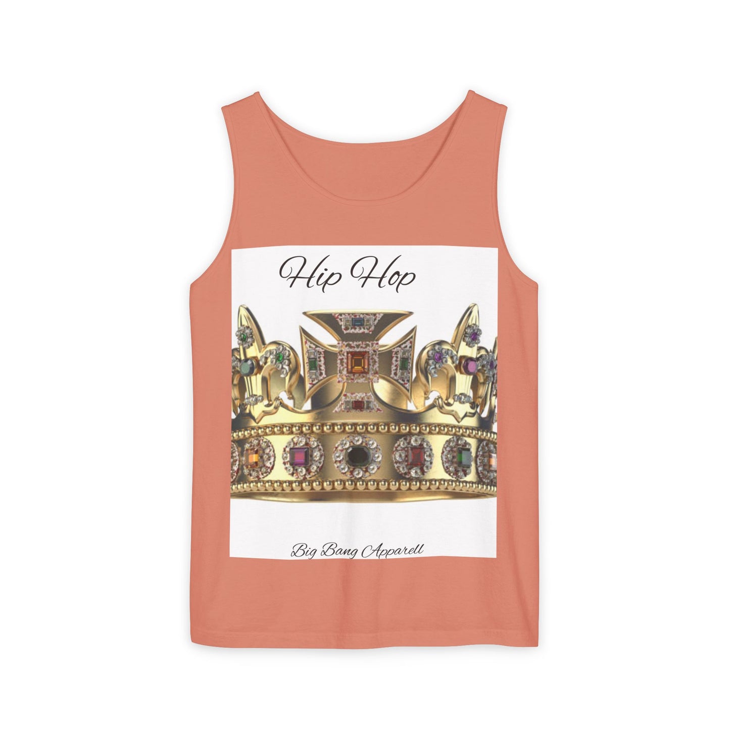 Big Bang Apparell hiphop crown Unisex Garment-Dyed Tank Top